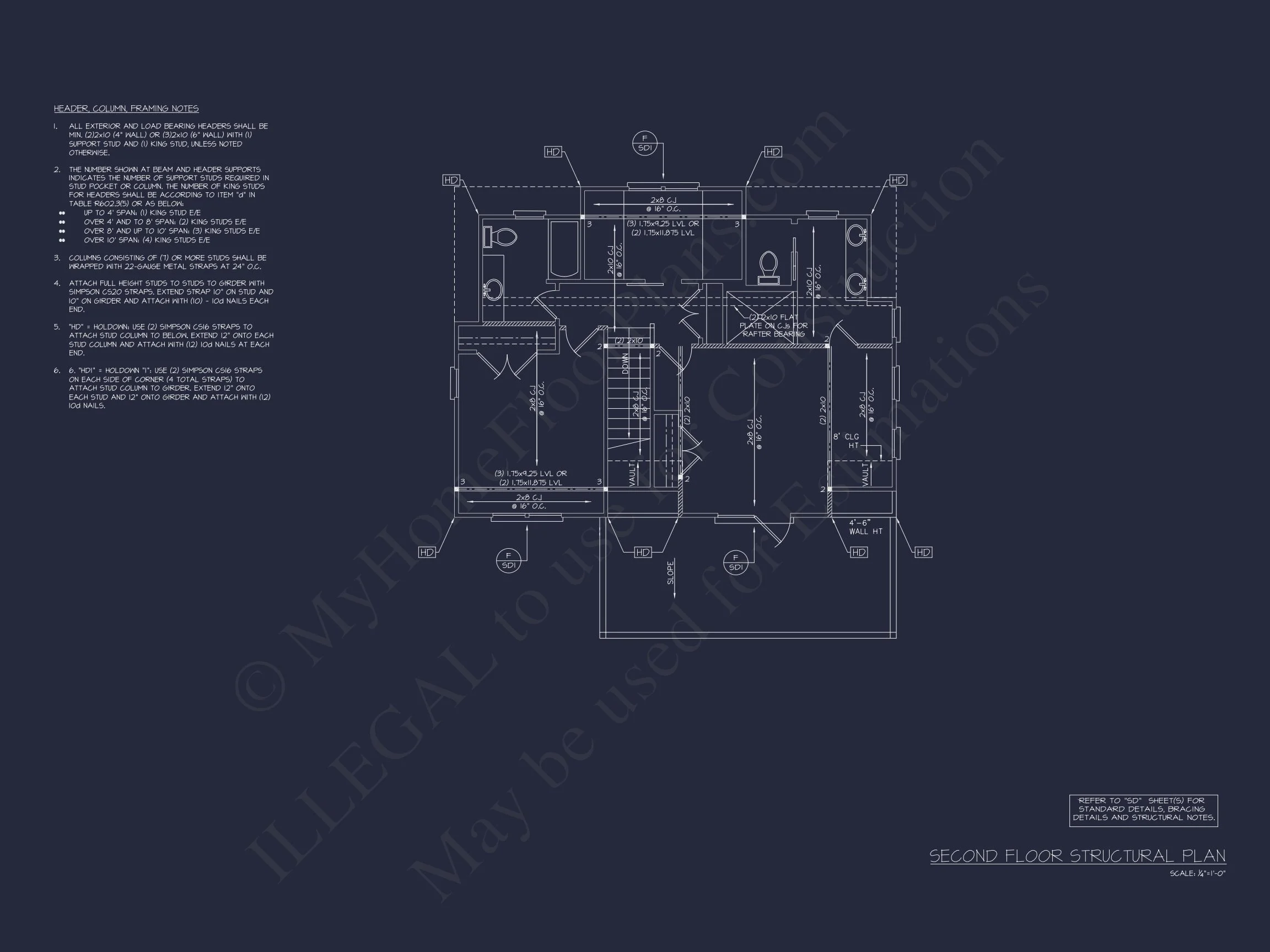 17-1160 HOUSE PLAN - Craftsman Beach House Floor Plan with CAD and Designs 11 Craftsman Beach house Floor Plan with CAD and Designs