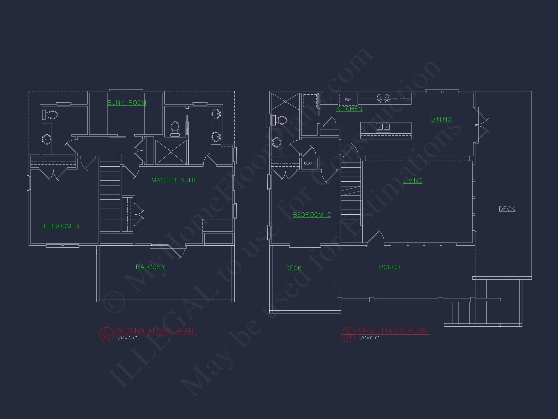 17-1160 HOUSE PLAN - Craftsman Beach House Floor Plan with CAD and Designs 4 Craftsman Beach house Floor Plan with CAD and Designs