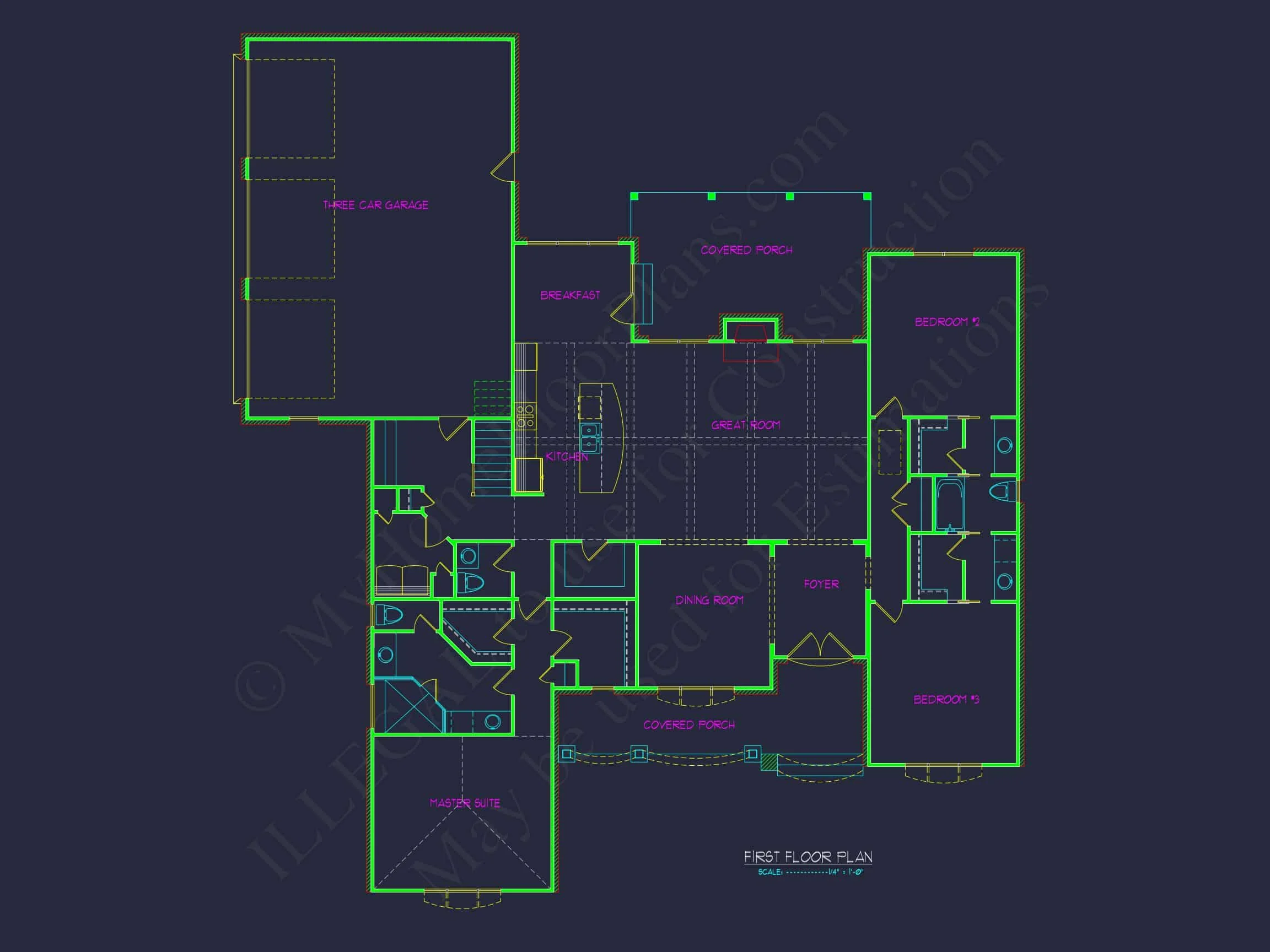 17-1084 HOUSE PLAN - Traditional House Plan with Spacious Floor Design and CAD Blueprints 4 Traditional house Plan with Spacious Floor Design and CAD Blueprints