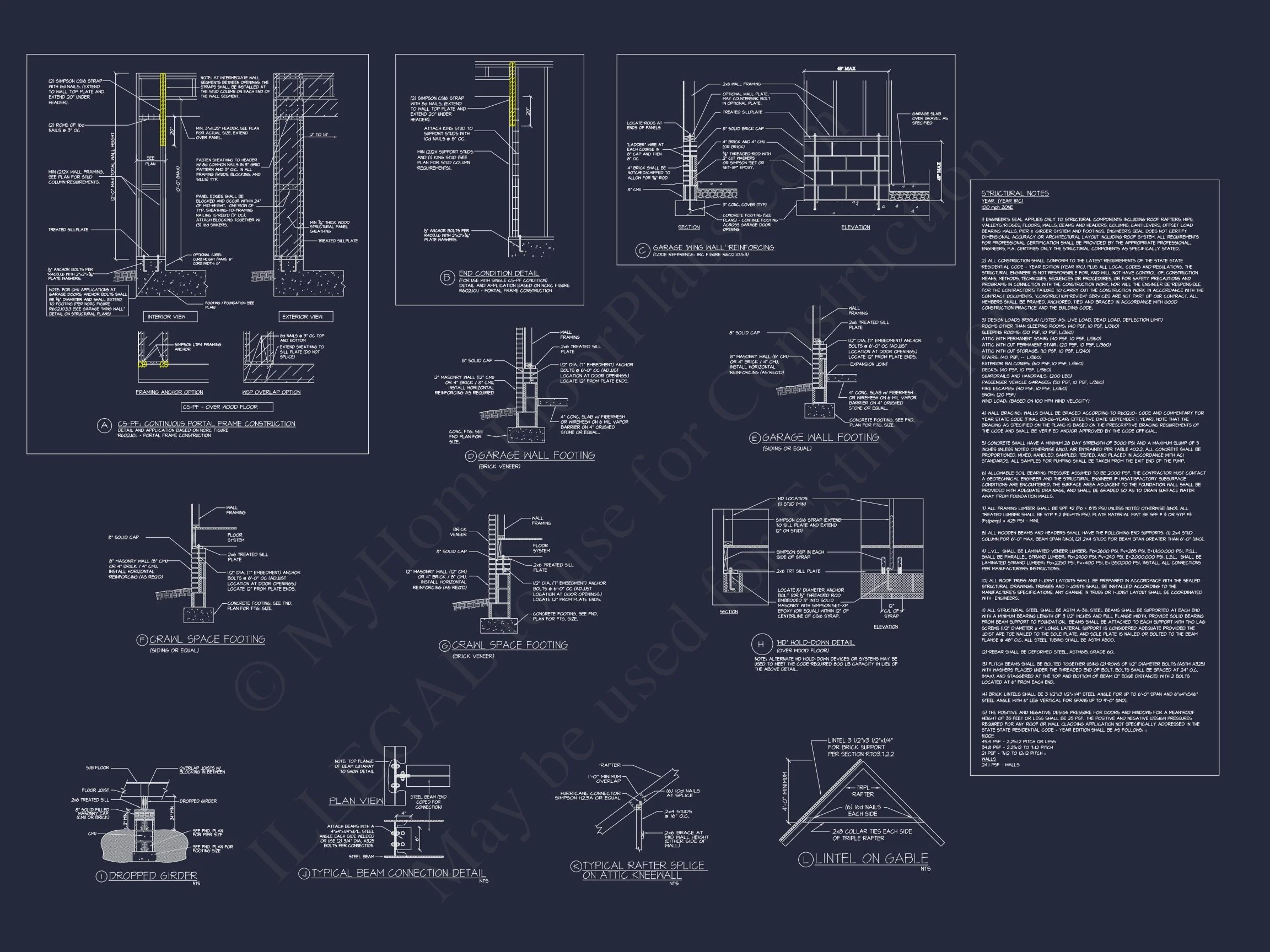 17-1039 HOUSE PLAN - Beautiful Craftsman House Plan with Detailed Floor Designs 12 Beautiful Craftsman house Plan with Detailed Floor Designs