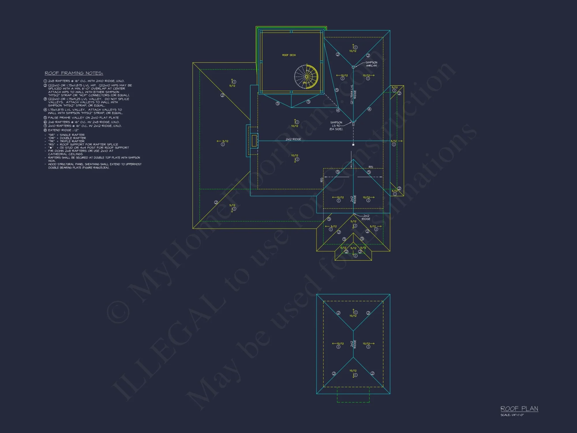 Charming Beach house Plan: Architectural Floor Designs in CAD