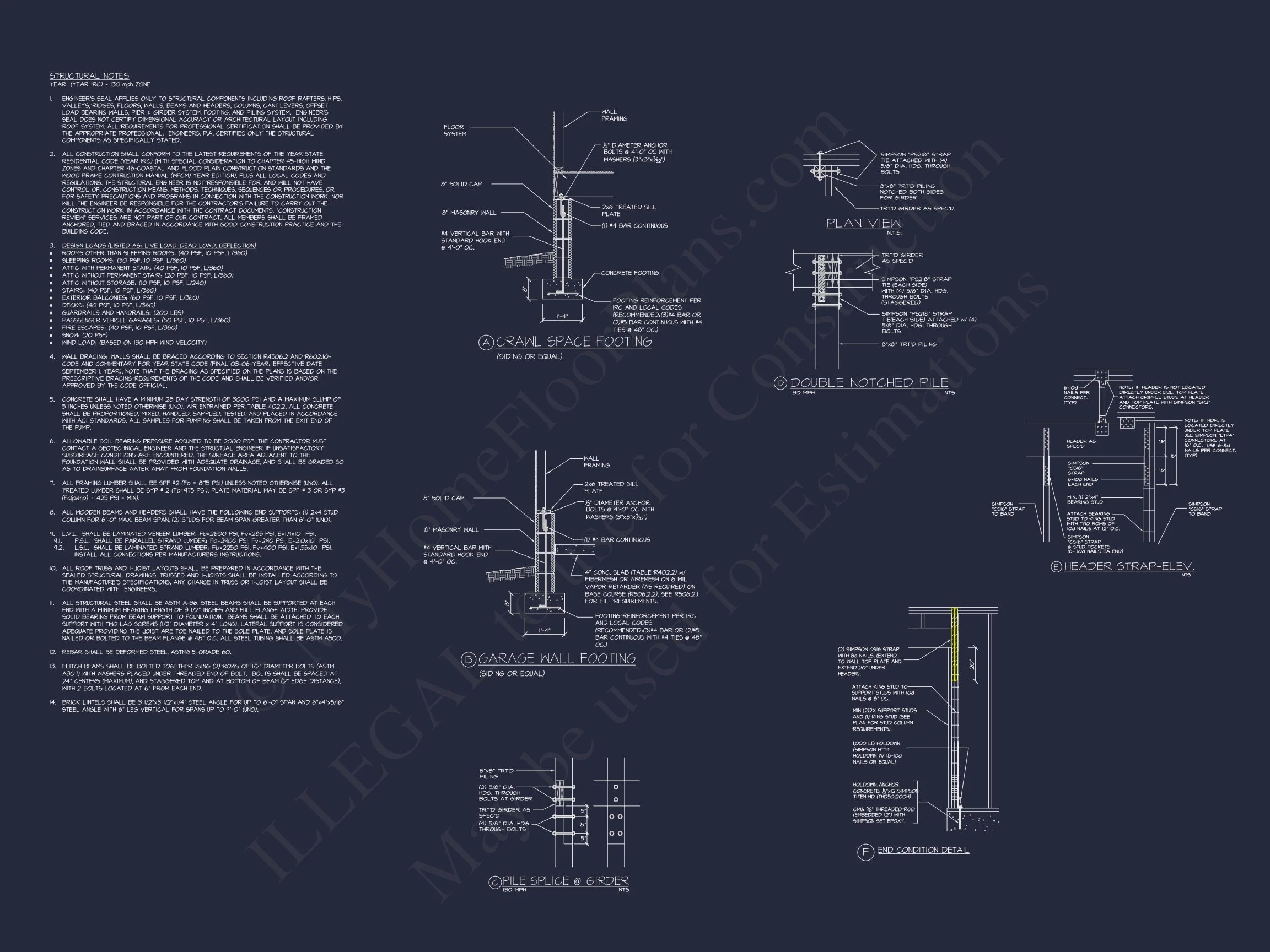 17-1006 HOUSE PLAN - Elegant House Plan with 2 Story Floors, CAD Designs & Blueprints 20 Elegant house Plan with 2 Story Floors, CAD Designs & Blueprints