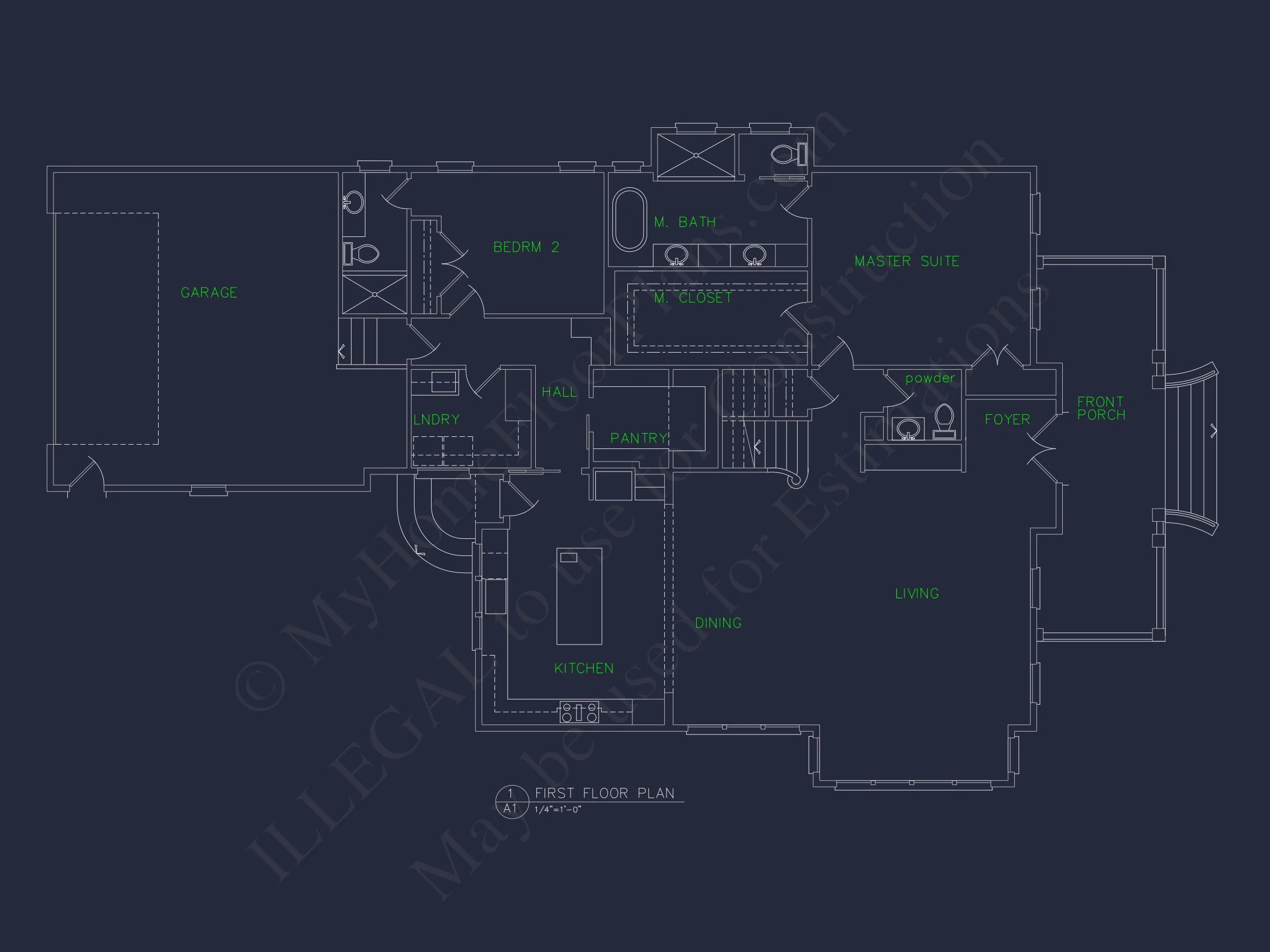 17-1006 HOUSE PLAN - Elegant House Plan with 2 Story Floors, CAD Designs & Blueprints 9 Elegant house Plan with 2 Story Floors, CAD Designs & Blueprints