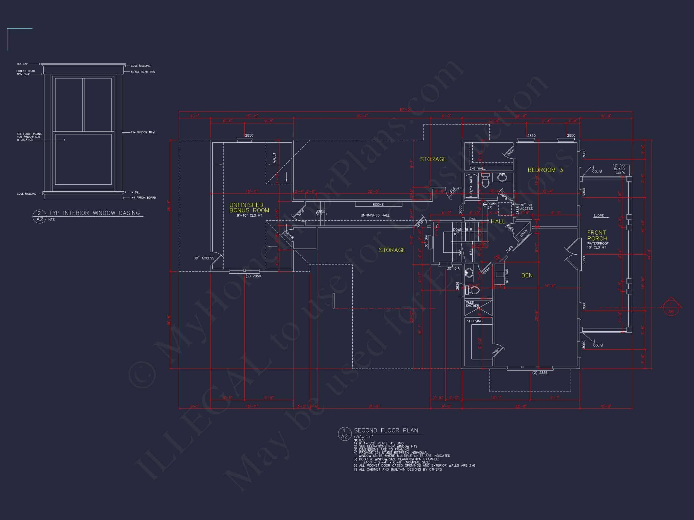 16-OPPER HOUSE PLAN - Bright Beach House Plan with Detailed Blueprint Design 8 Bright Beach house Plan with Detailed Blueprint Design