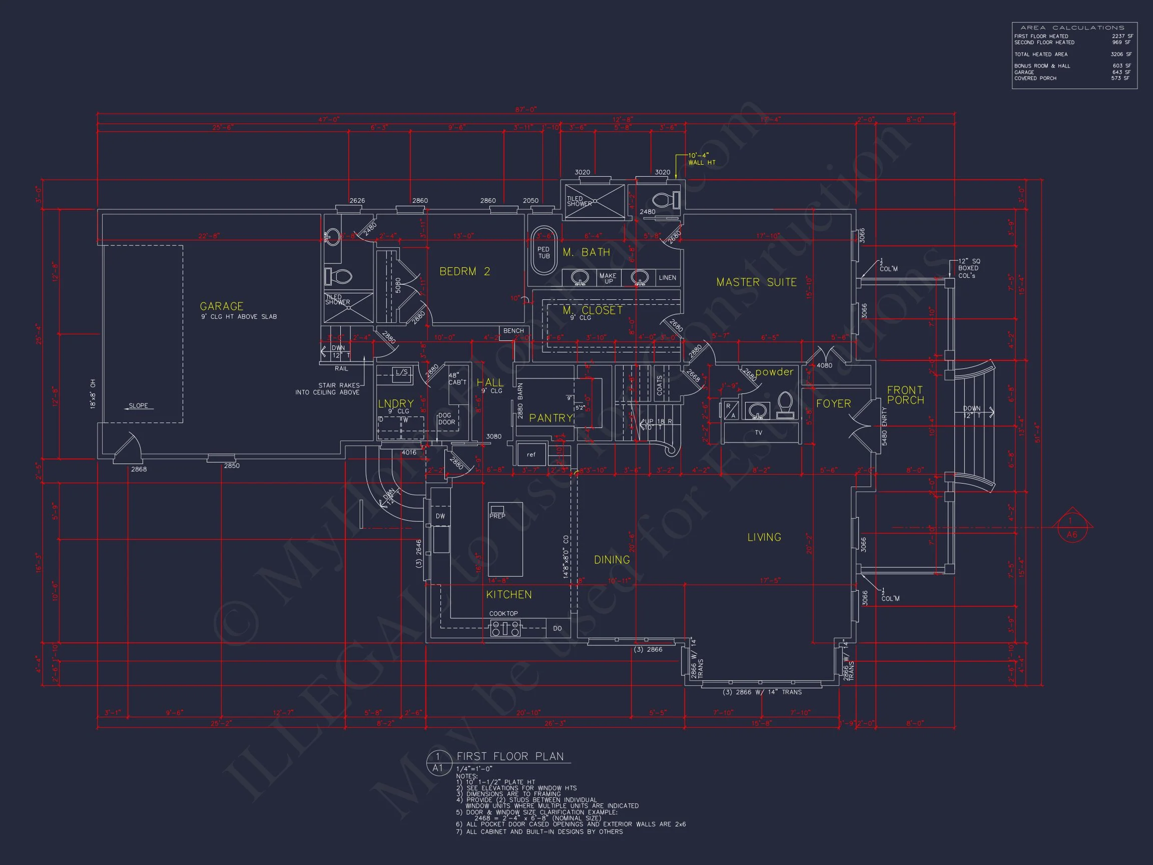 16-OPPER HOUSE PLAN - Bright Beach House Plan with Detailed Blueprint Design 7 Bright Beach house Plan with Detailed Blueprint Design