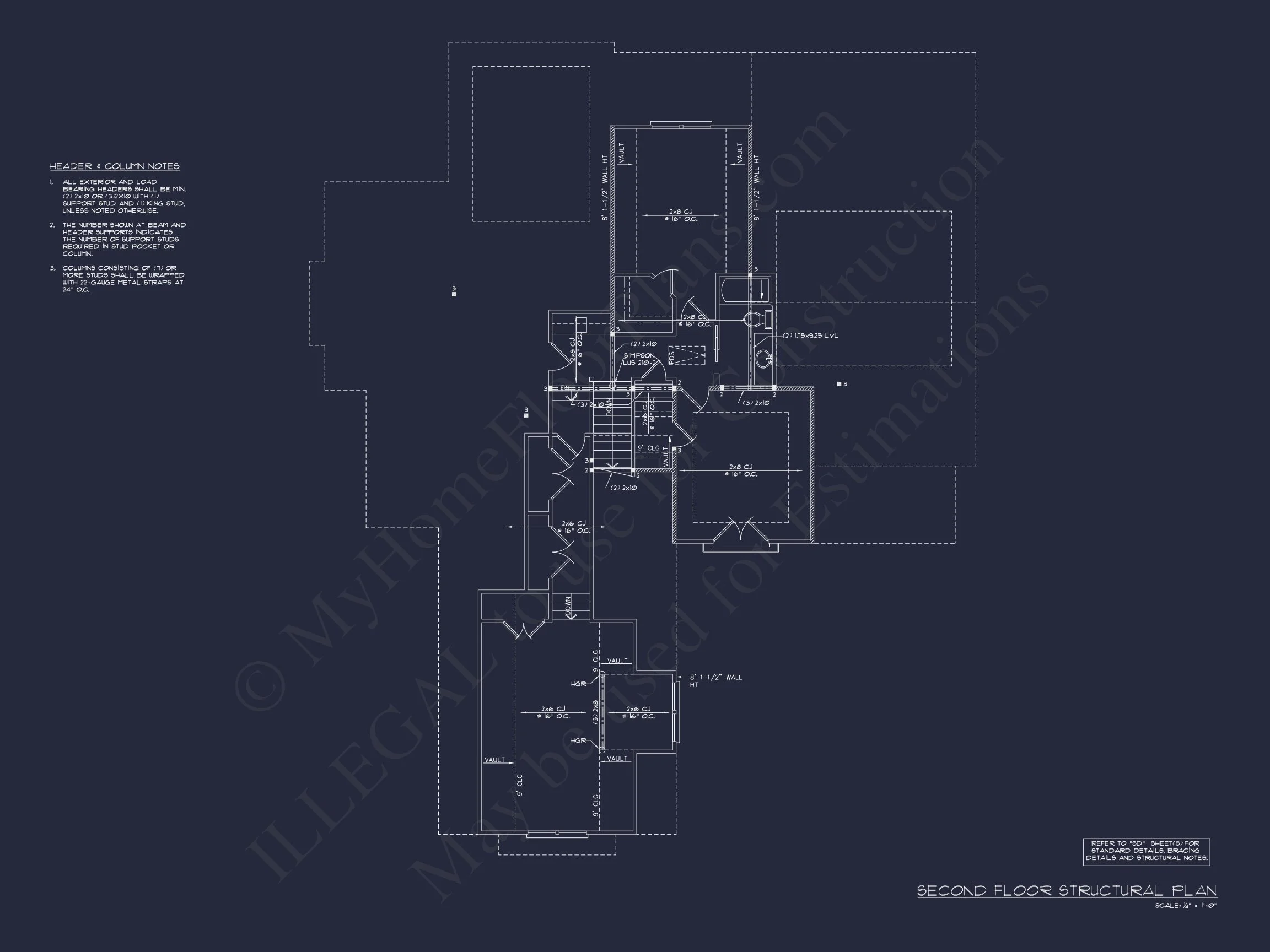 16-1836 HOUSE PLAN - Elegant Beach House Design | Floor Plan, Blueprint, & CAD Designs 15 Elegant Beach house Design