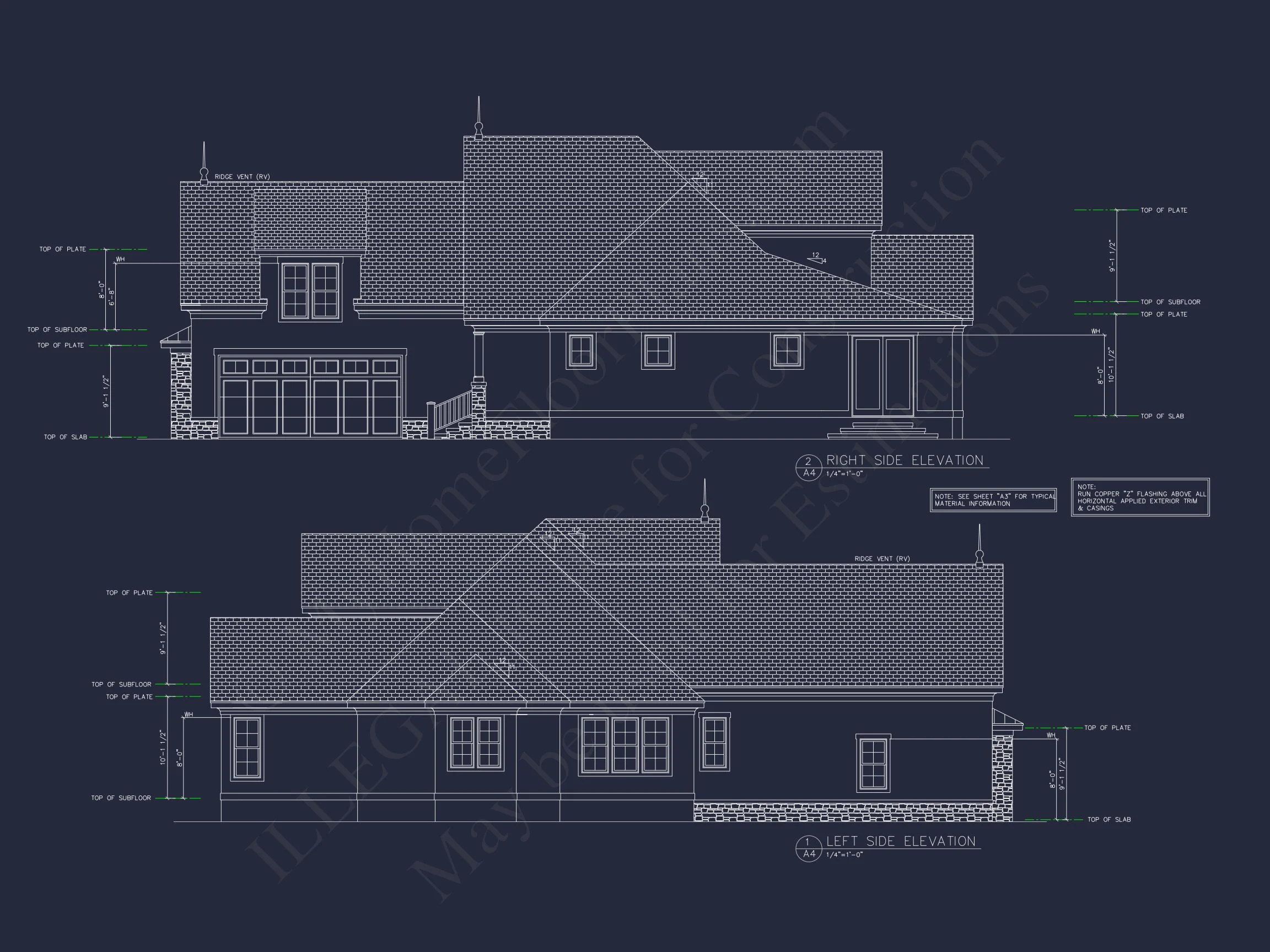 16-1836 HOUSE PLAN - Elegant Beach House Design | Floor Plan, Blueprint, & CAD Designs 6 Floor Plan, Blueprint, & CAD Designs