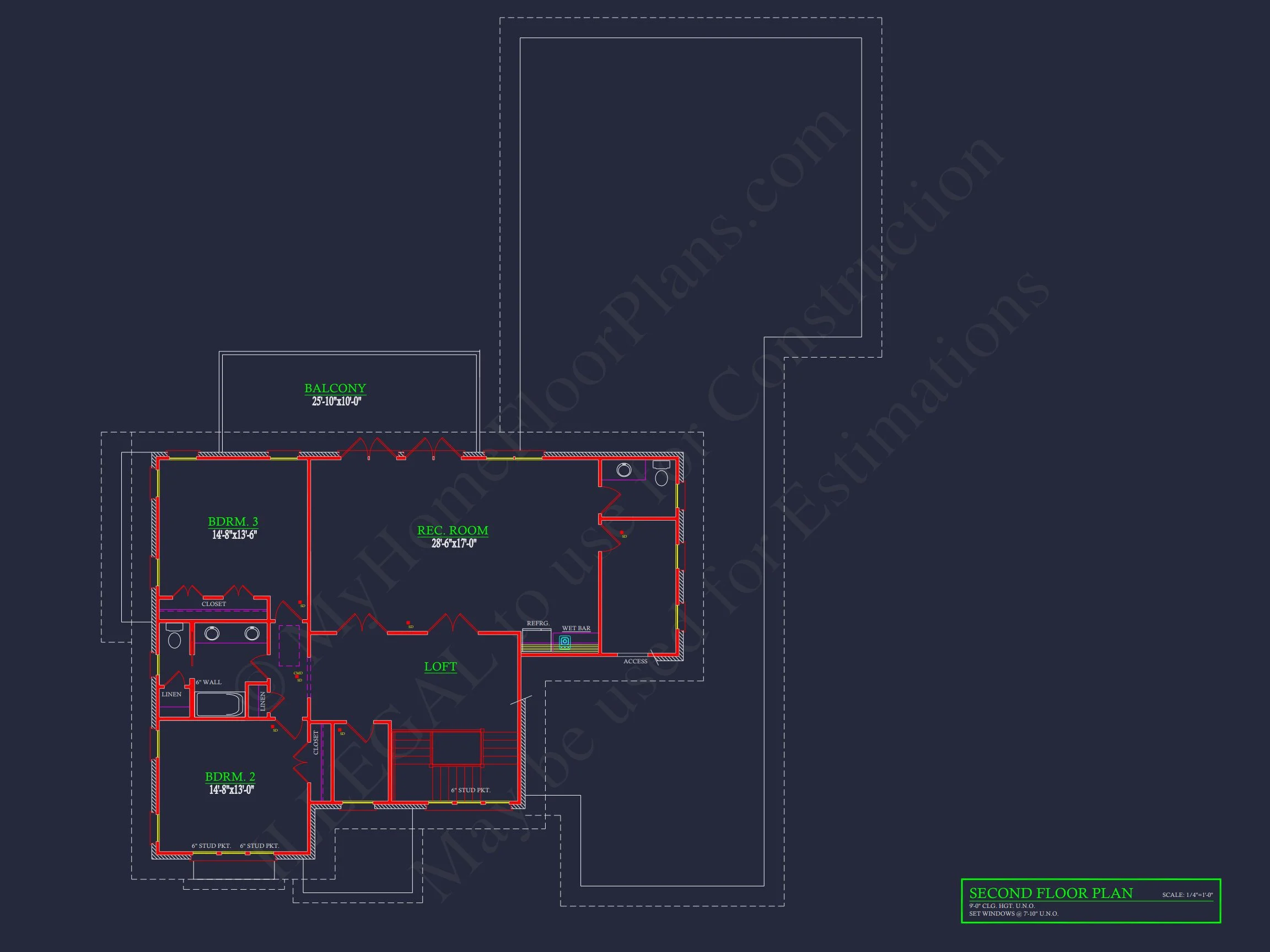 16-1795 HOUSE PLAN - Elegant House Plan with CAD Designs, 2 Floors, and 4 Bedrooms 8 Elegant house Plan with CAD Designs, 2 Floors, and 4 Bedrooms