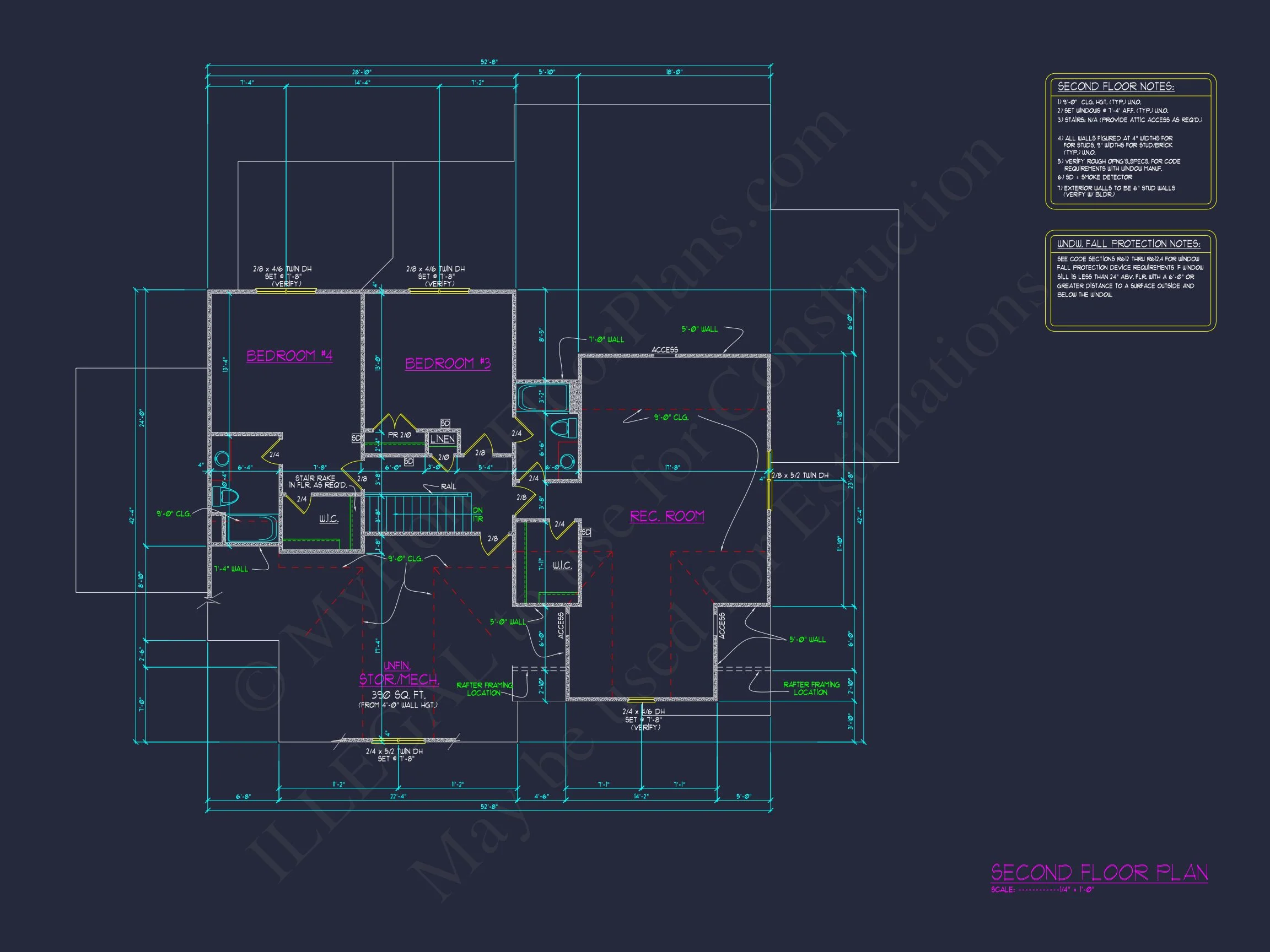 16-1735 HOUSE PLAN - Elegant House Plan with Spacious Floor Plans, Blueprint Designs 8 Elegant house Plan with Spacious Floor Plans, Blueprint Designs