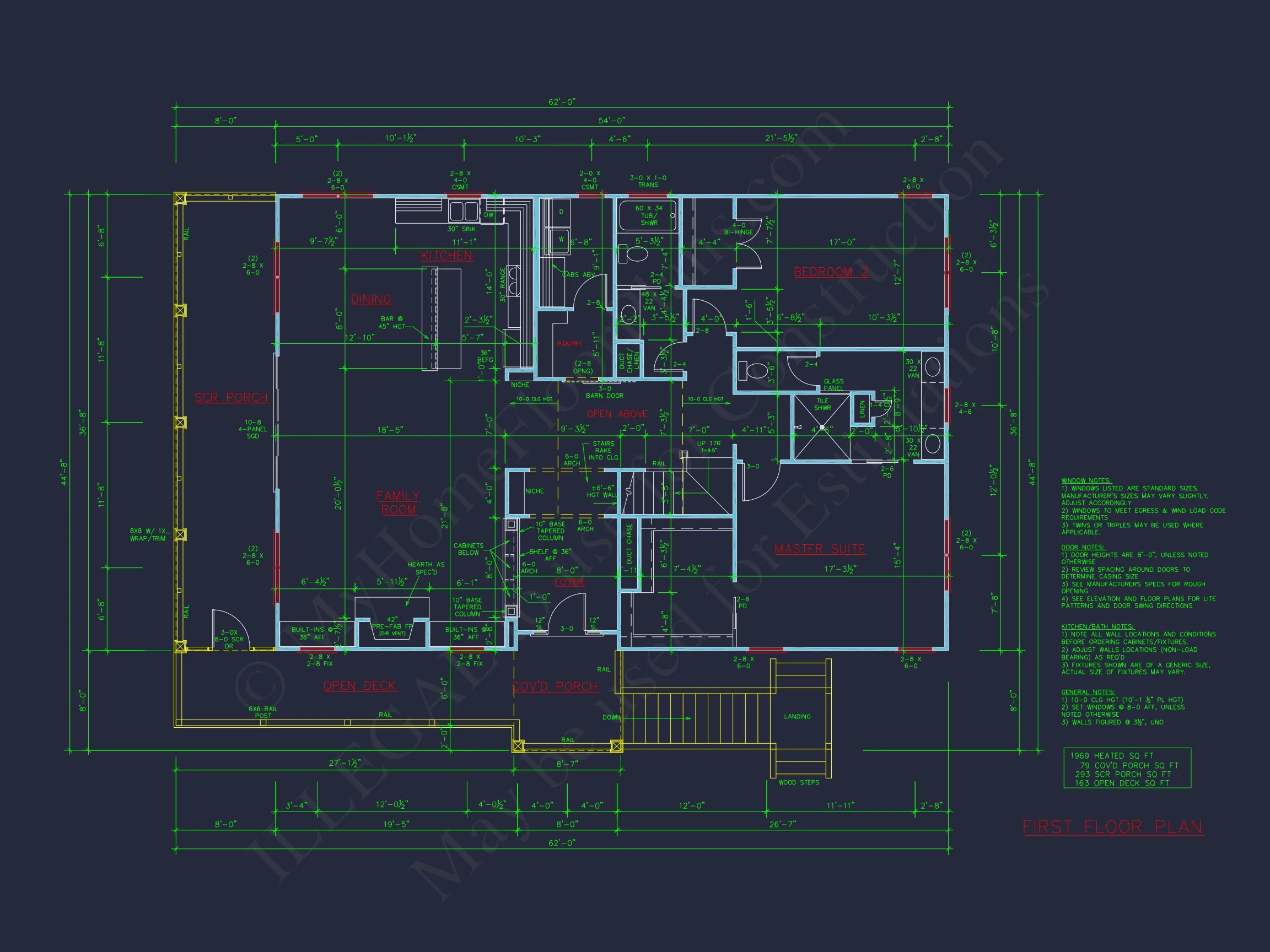 16-1698 HOUSE PLAN - Classic Two-Story House Floor Plan with a Craftsman Touch 11 Classic Two-Story house Floor Plan with a Craftsman Touch