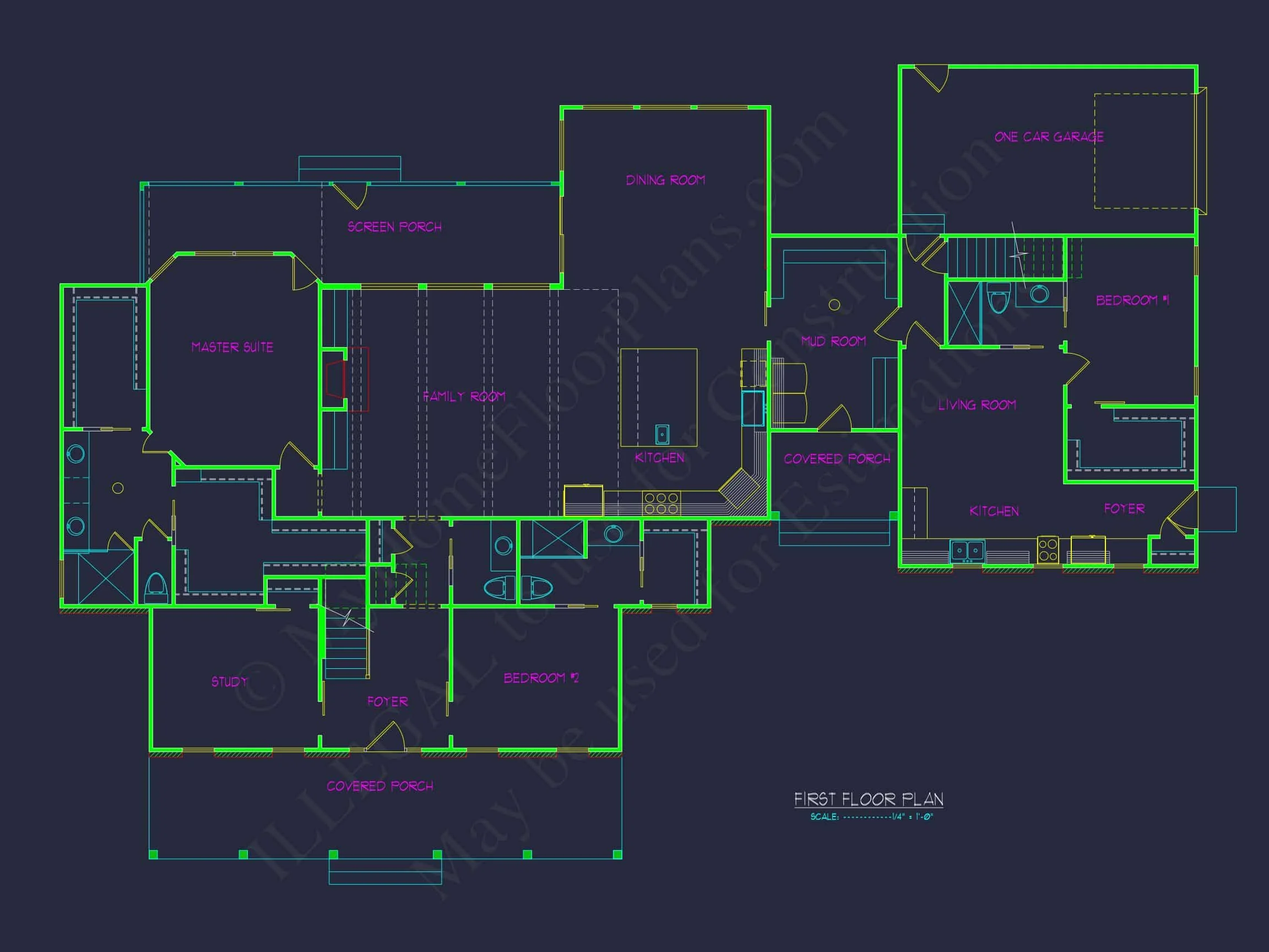 16-1680 HOUSE PLAN - Spacious House Plan with Stunning Blueprint & Architectural Designs 6 Spacious house Plan with Stunning Blueprint & Architectural Designs