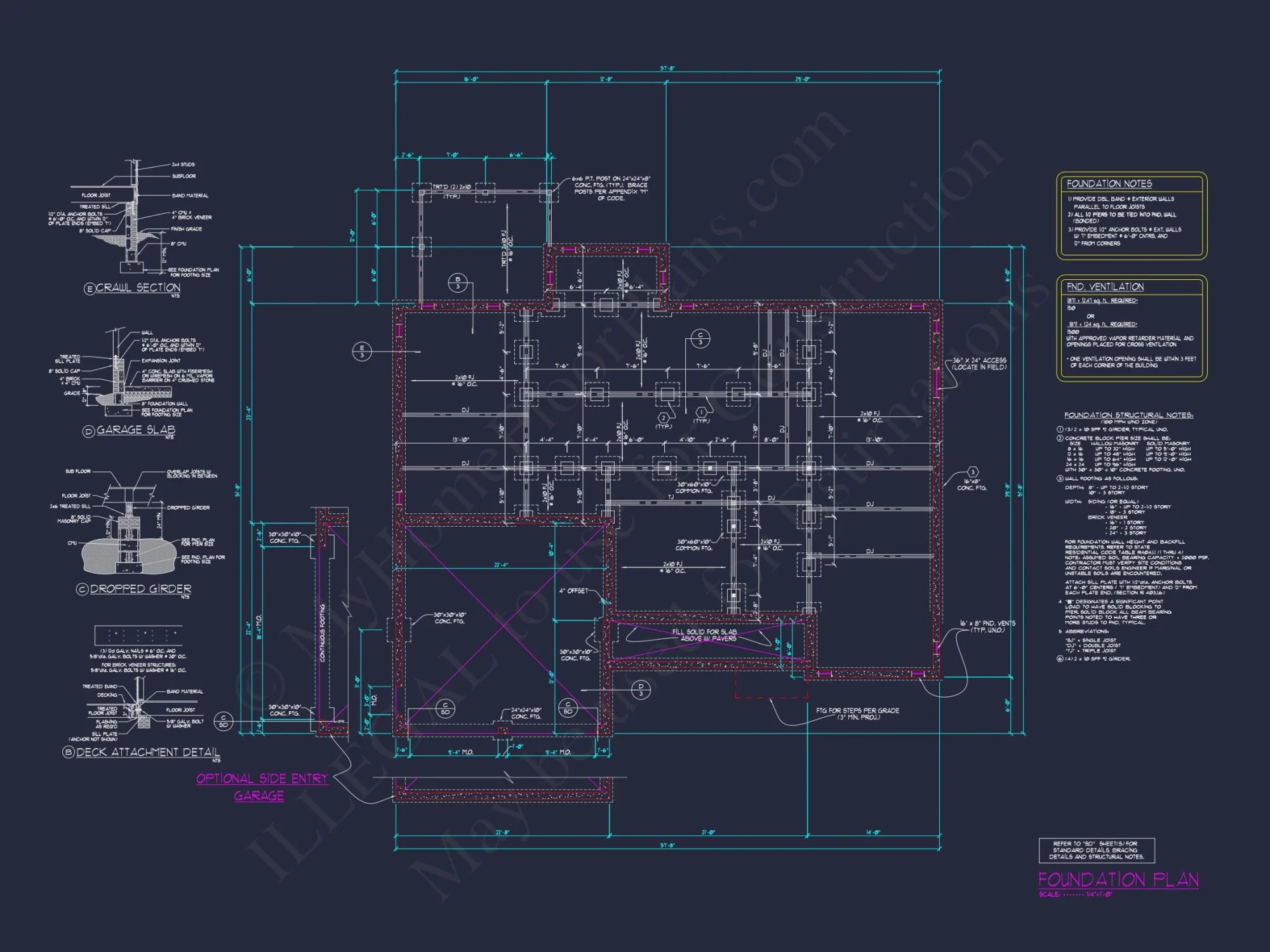 Customizable Craftsman house Plan with 2-Story Floor Blueprint