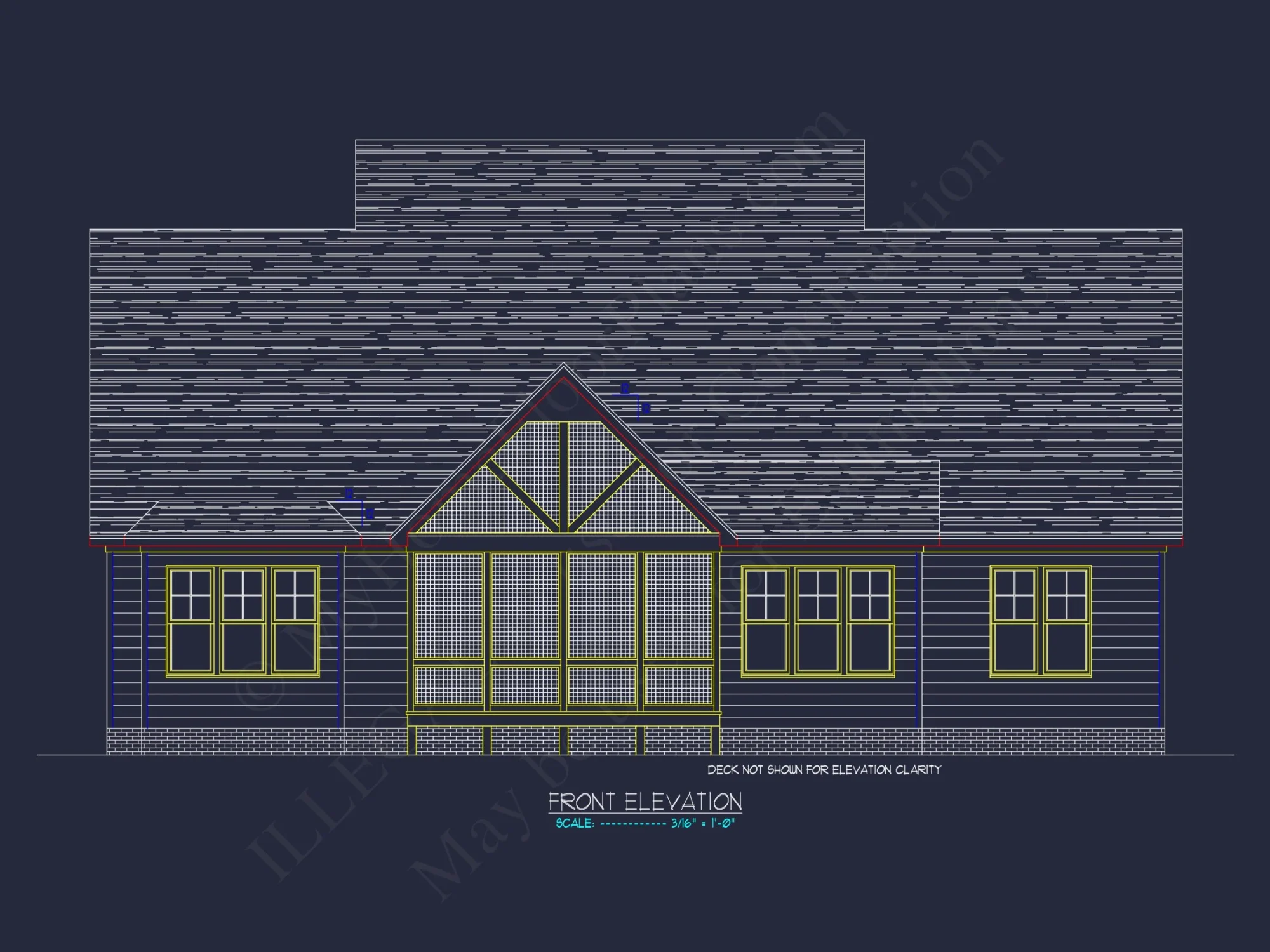 Craftsman house Floor Plan: Detailed Blueprint for 2-Story Designs