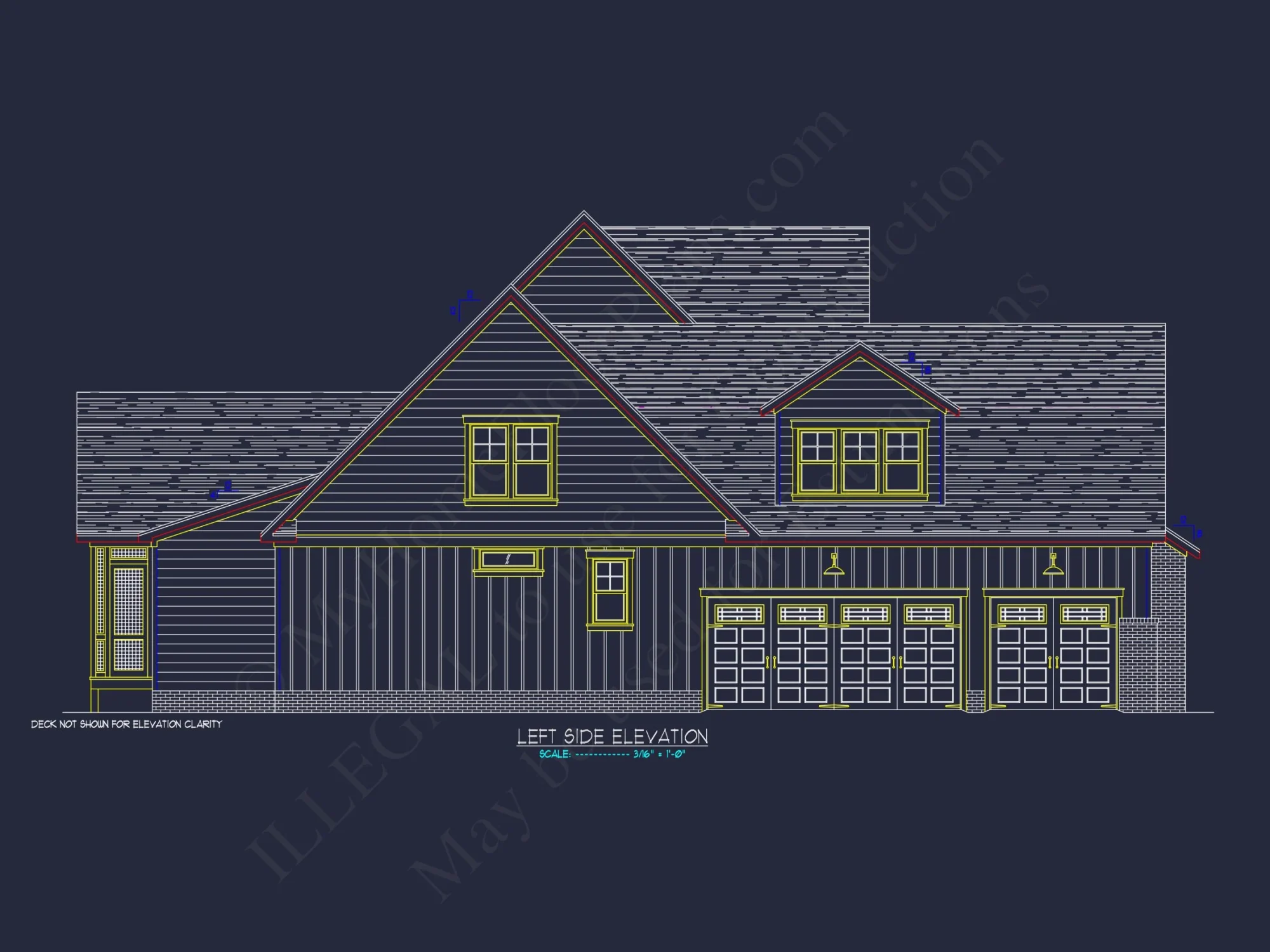 Craftsman house Floor Plan: Detailed Blueprint for 2-Story Designs