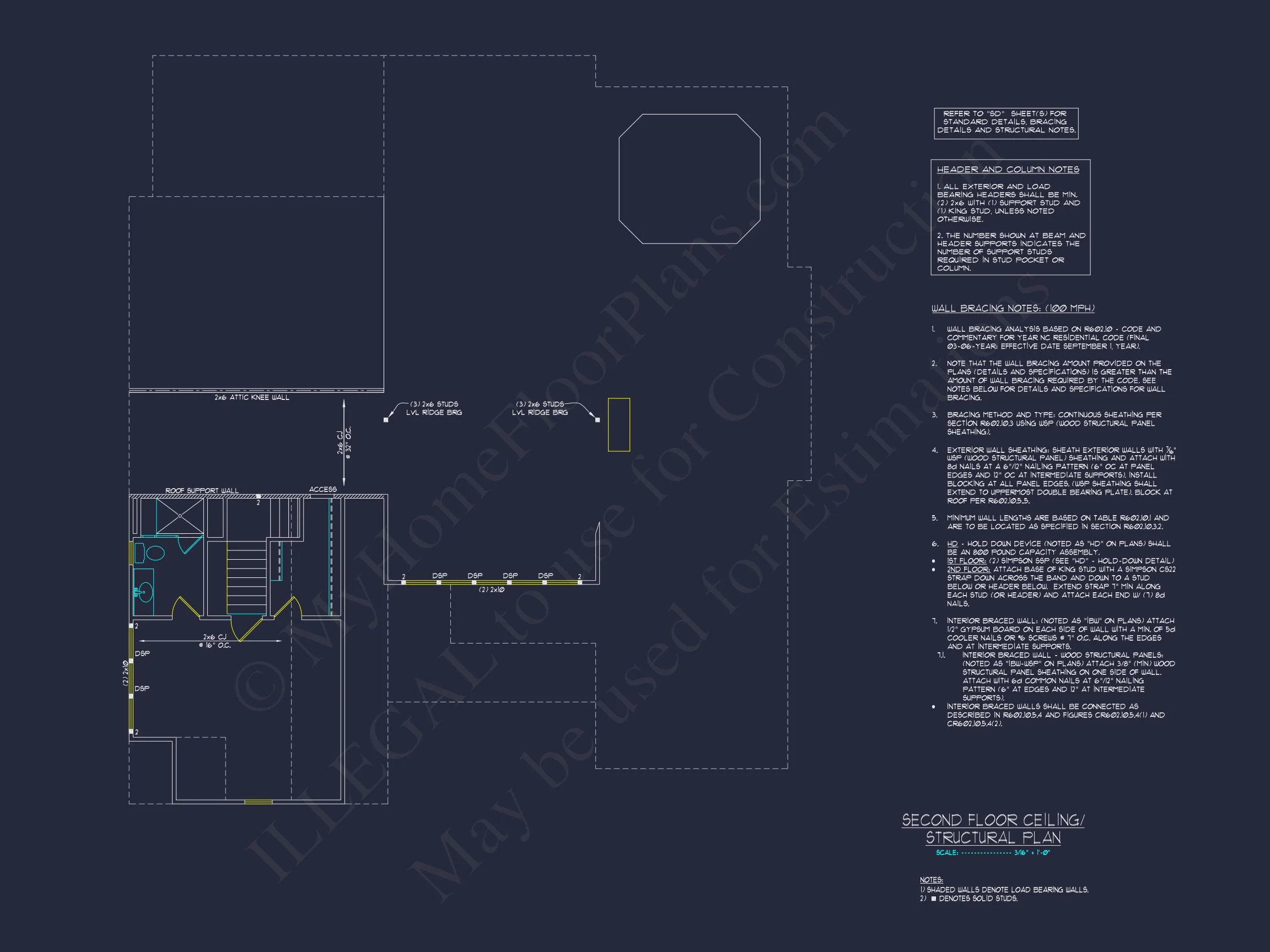 16-1606 HOUSE PLAN - Custom House Plan with 3 Beds, 3.5 Baths, and CAD Designs 10 Custom house Plan with 3 Beds, 3.5 Baths, and CAD Designs