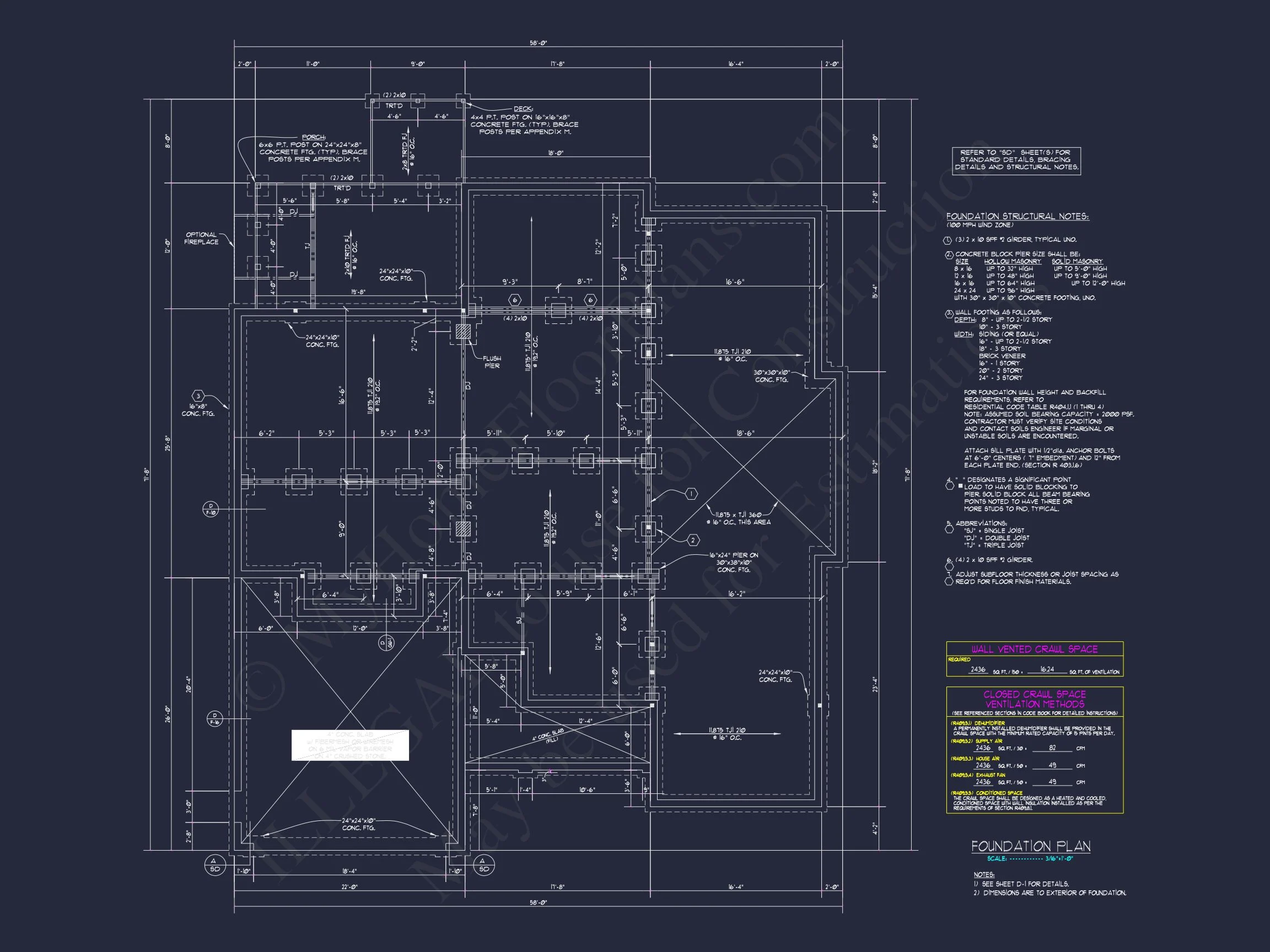16-1606 HOUSE PLAN - Custom House Plan with 3 Beds, 3.5 Baths, and CAD Designs 8 Custom house Plan with 3 Beds, 3.5 Baths, and CAD Designs