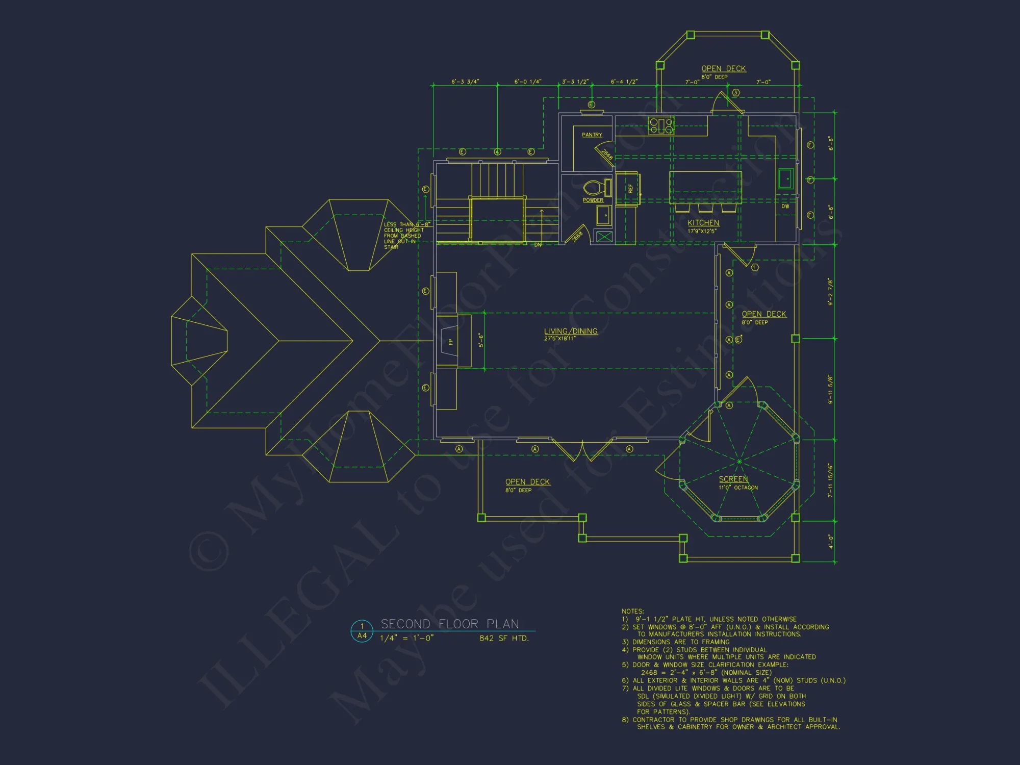 Exquisite 2-Story house Plan with 3 Bedrooms & Coastal Charm