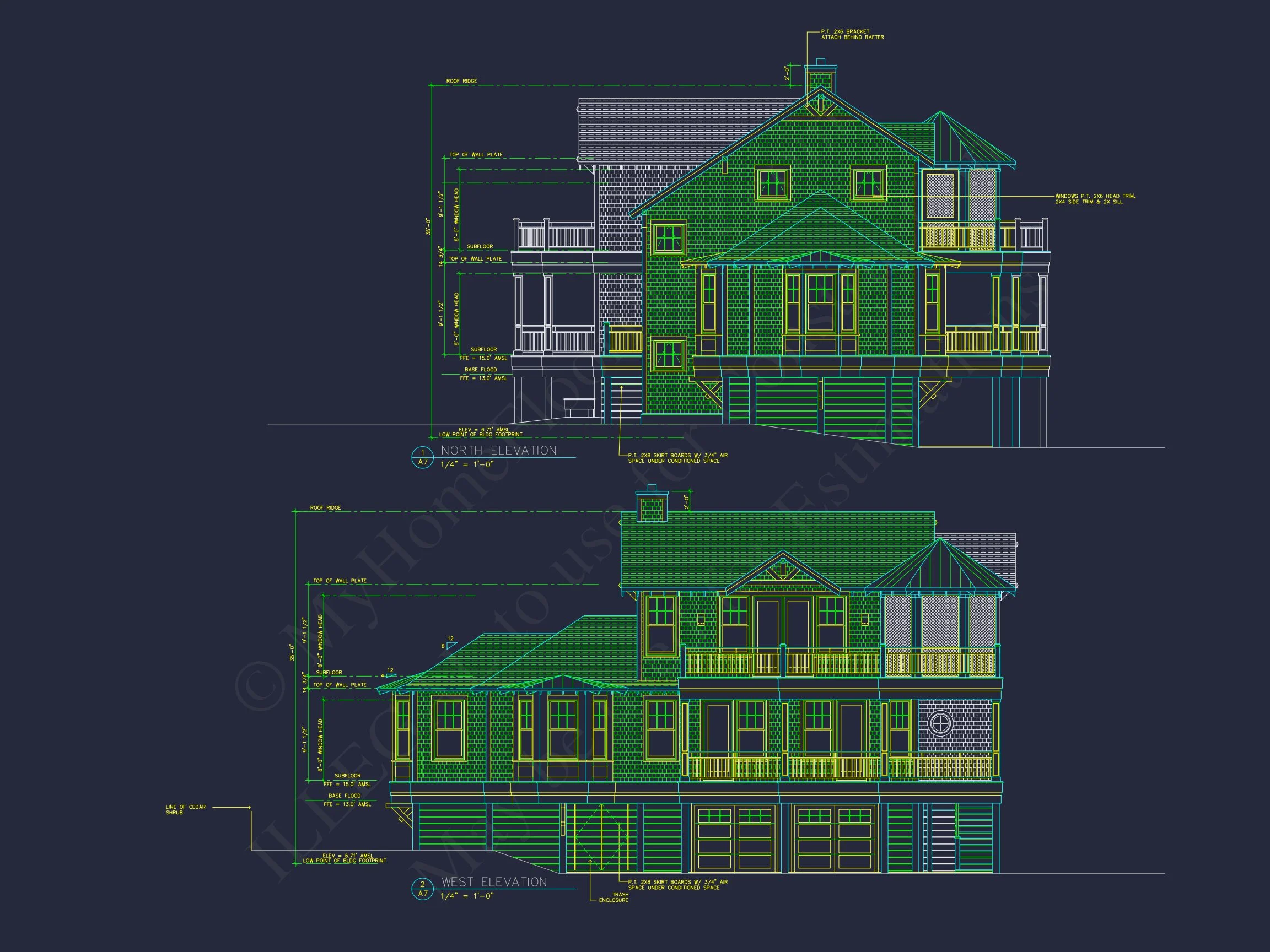 16-1586 HOUSE PLAN - Exquisite 2-Story House Plan with 3 Bedrooms & Coastal Charm 3 Exquisite 2-Story house Plan with 3 Bedrooms & Coastal Charm