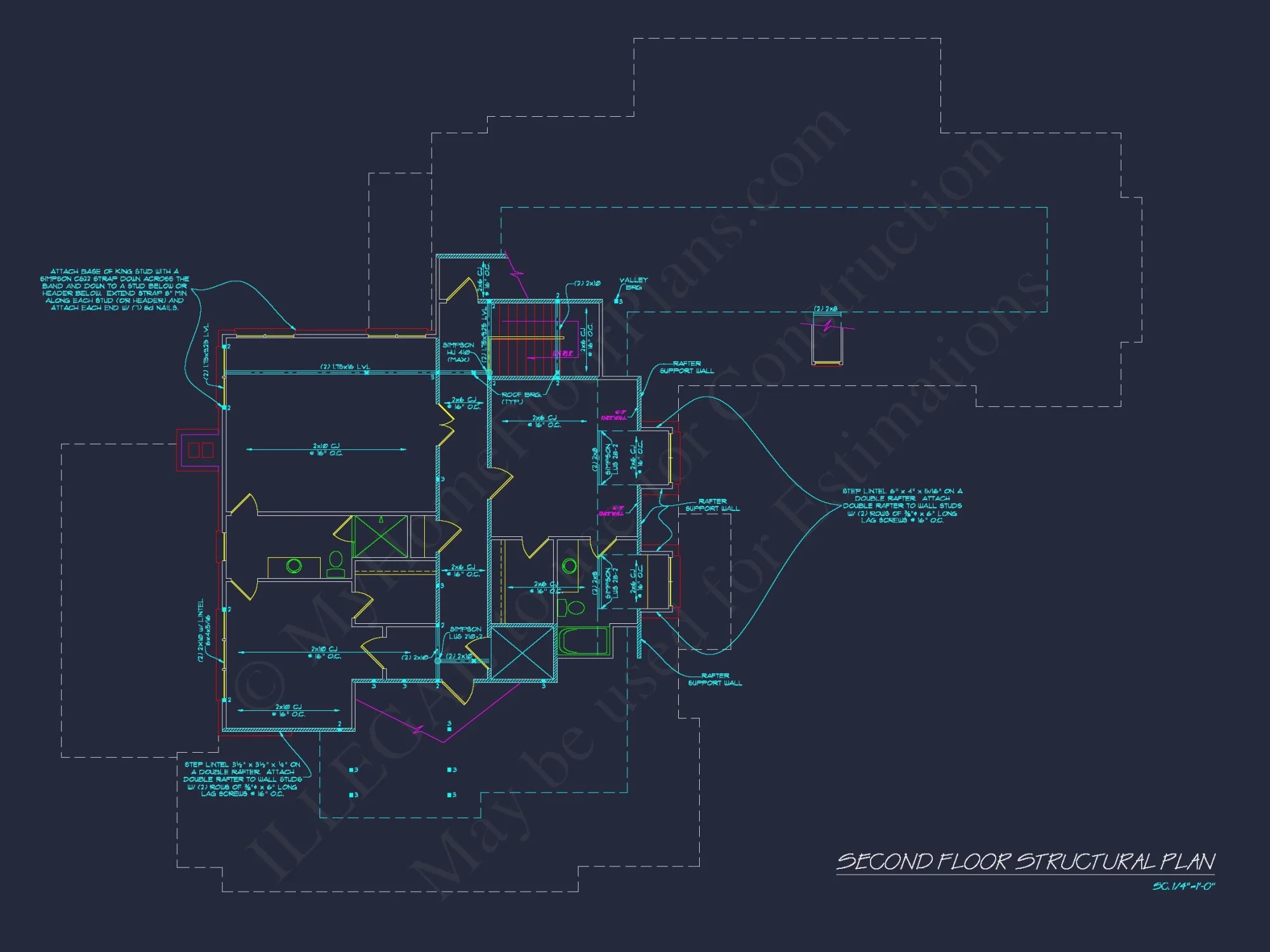 Spacious house Plan with Elegant CAD Designs