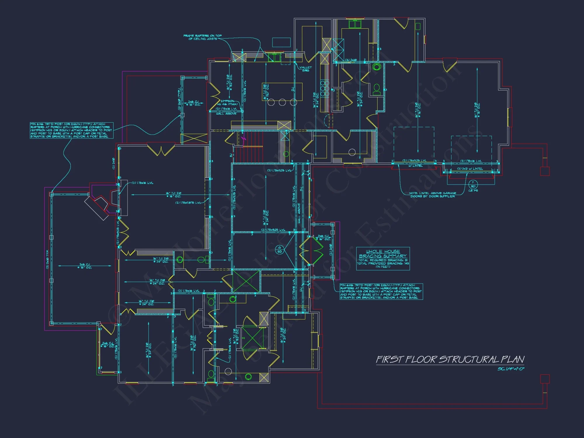 Spacious house Plan with Elegant CAD Designs