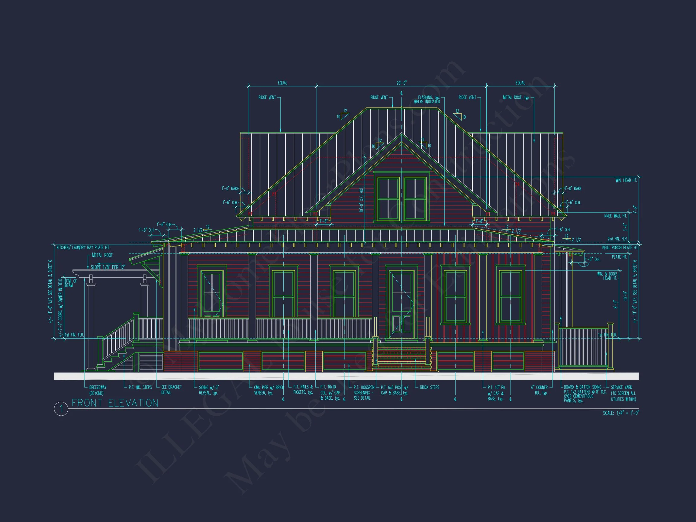 16-1538 HOUSE PLAN - Coastal House Plan with 2 Floors, CAD Designs & Garage Space 3 Coastal house Plan with 2 Floors, CAD Designs & Garage Space