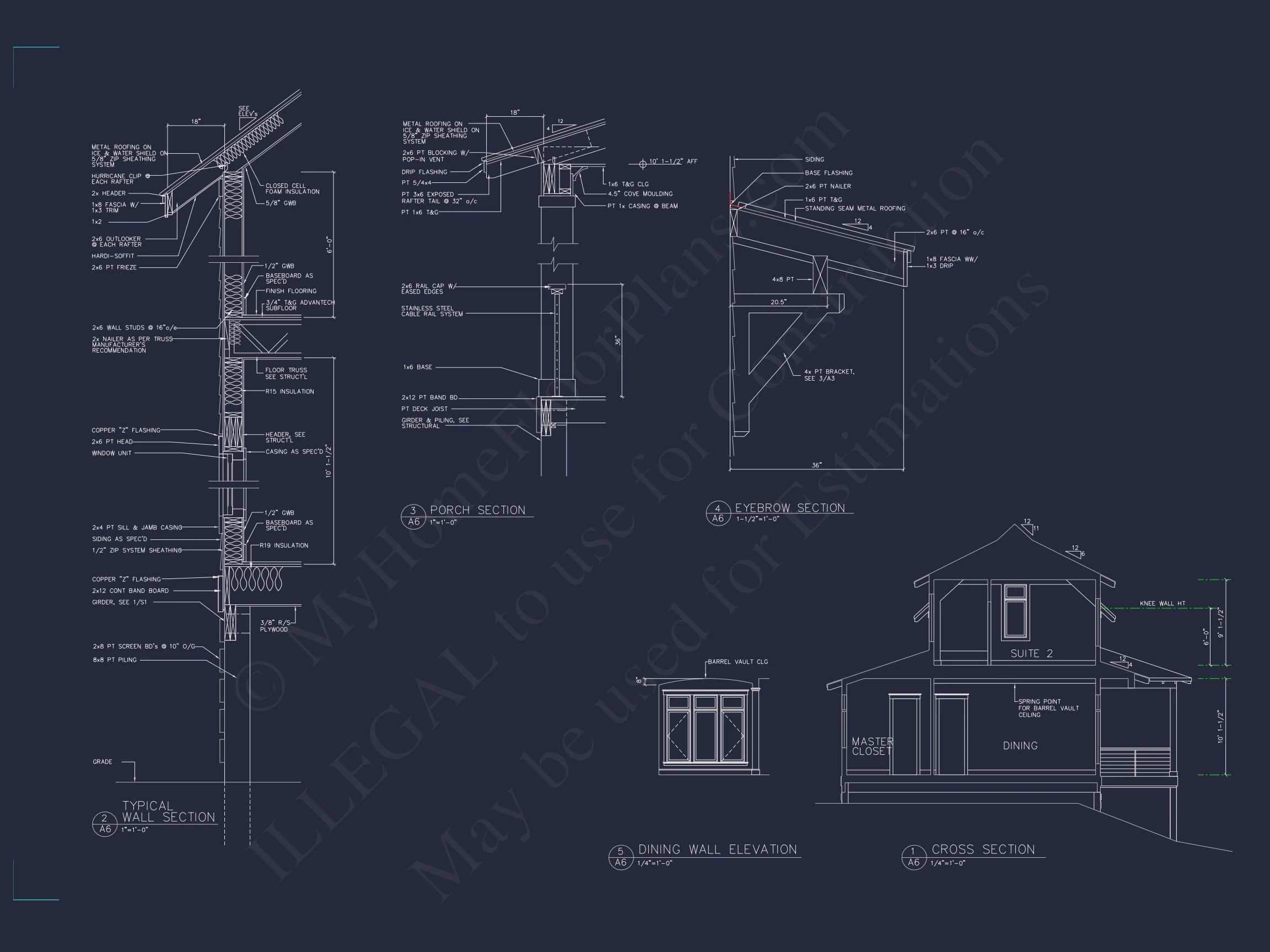16-1375 HOUSE PLAN - Beach House Plan With 4 Bedrooms, Open Floor Plan & Cart Garage 5 Beach house Plan With 4 Bedrooms, Open Floor Plan & Cart Garage