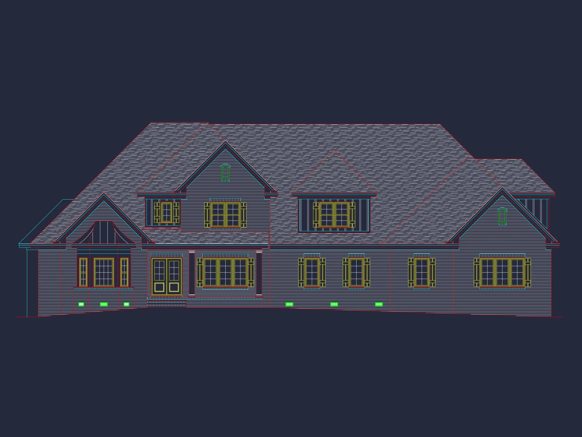 Stunning 4, 234 Sq Ft house Floor Plan with 3 Bedrooms