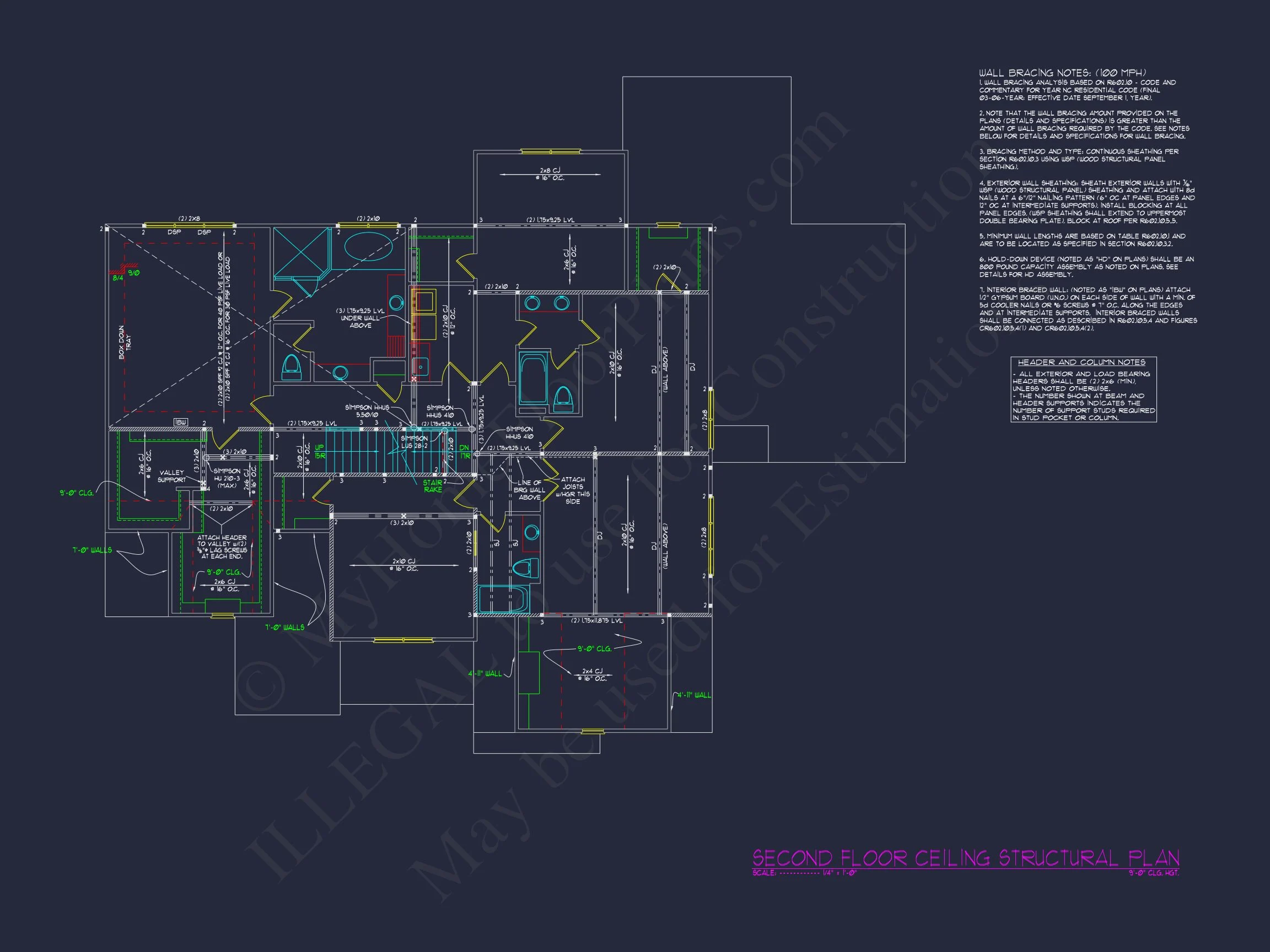 16-1204 HOUSE PLAN - Craftsman House Plan with 4 Bedrooms & Vaulted Ceilings 14 Craftsman house Plan with 4 Bedrooms & Vaulted Ceilings
