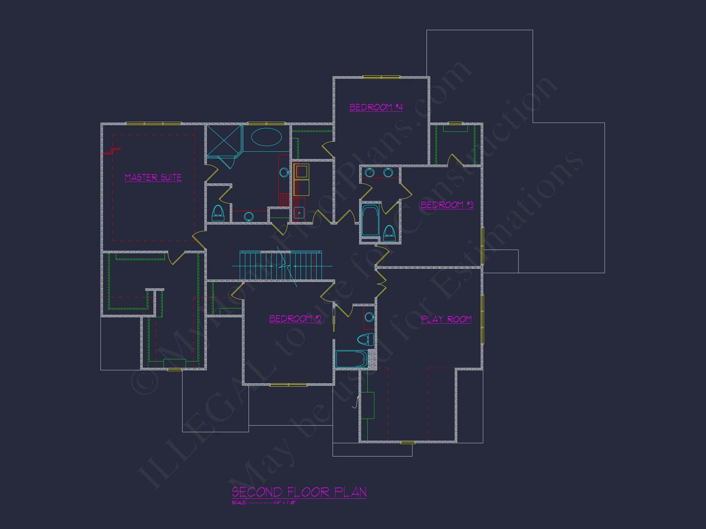 16-1204 HOUSE PLAN - Craftsman House Plan with 4 Bedrooms & Vaulted Ceilings 7 Craftsman house Plan with 4 Bedrooms & Vaulted Ceilings