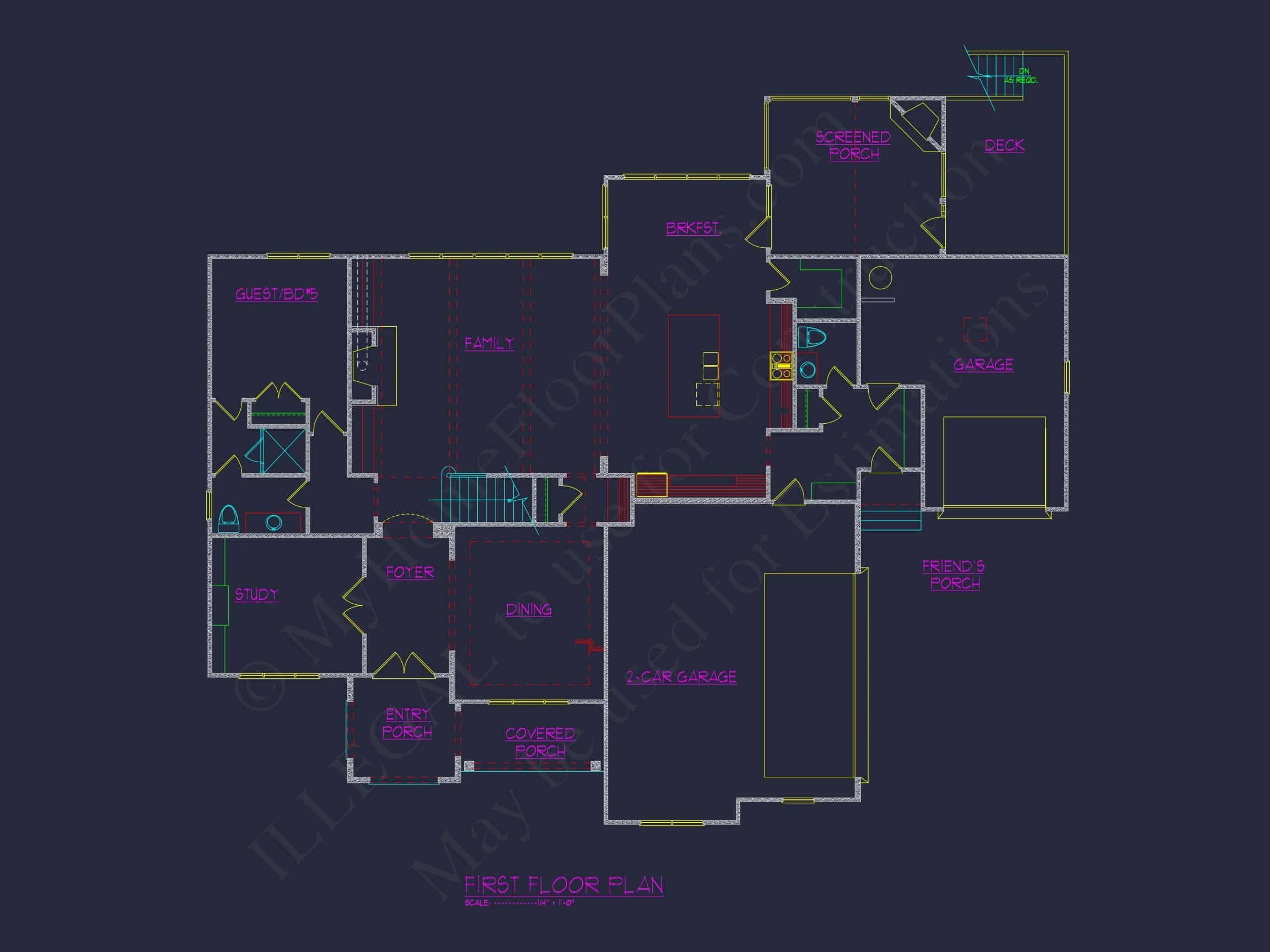 16-1204 HOUSE PLAN - Craftsman House Plan with 4 Bedrooms & Vaulted Ceilings 6 Craftsman house Plan with 4 Bedrooms & Vaulted Ceilings