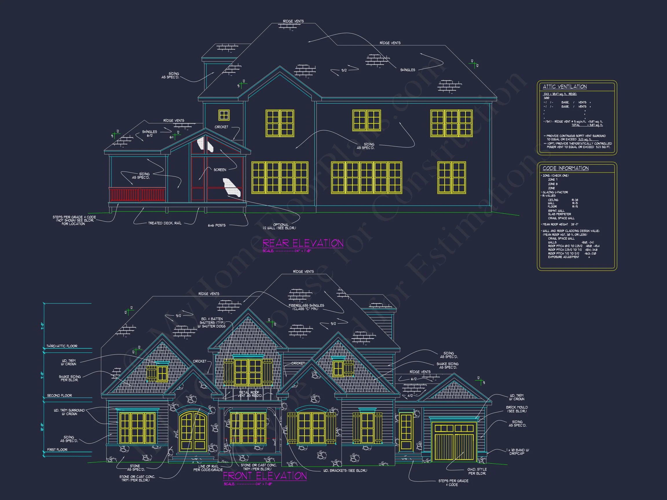 16-1204 HOUSE PLAN - Craftsman House Plan with 4 Bedrooms & Vaulted Ceilings 4 Craftsman house Plan with 4 Bedrooms & Vaulted Ceilings
