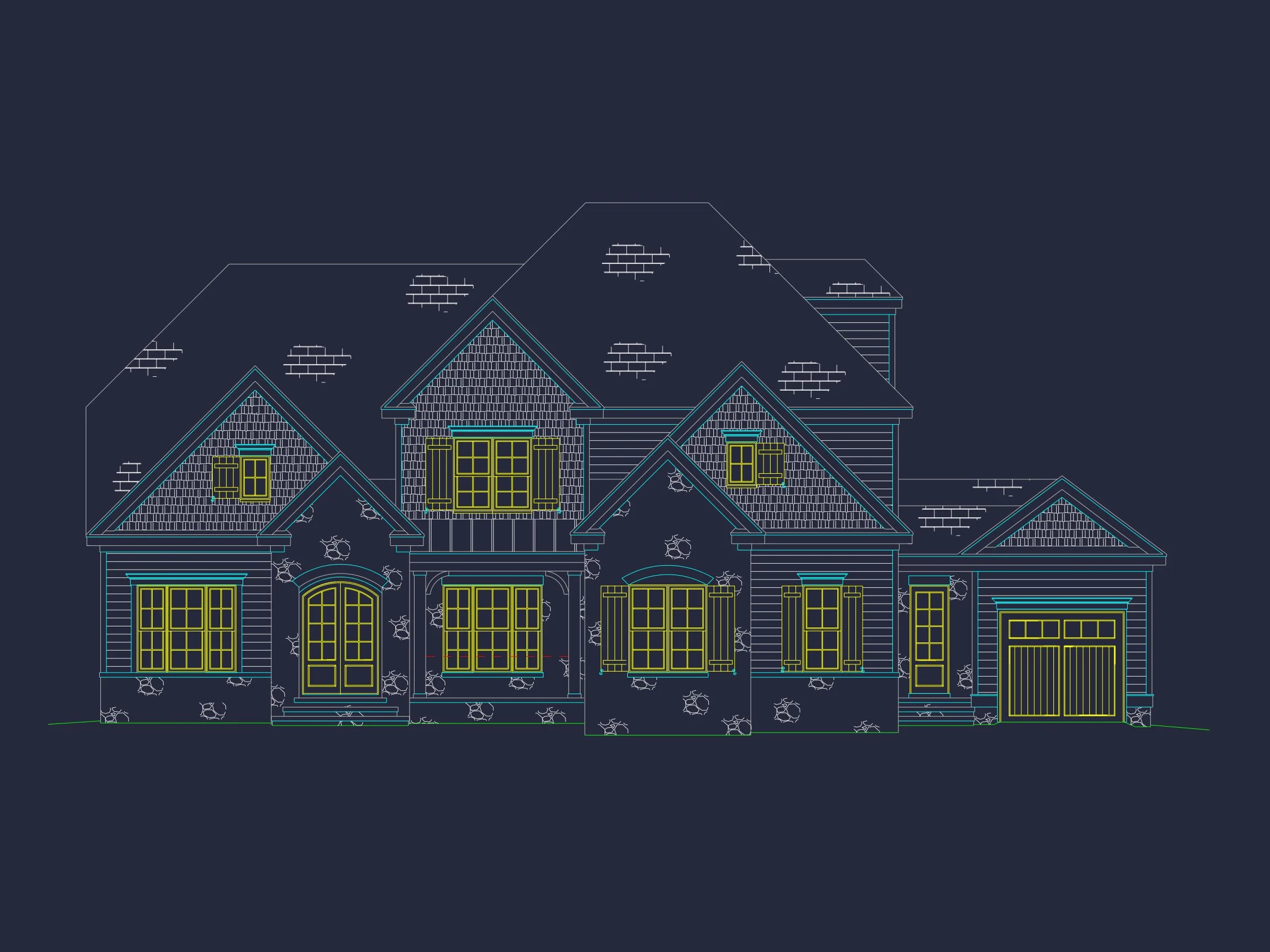 16-1204 HOUSE PLAN - Craftsman House Plan with 4 Bedrooms & Vaulted Ceilings 3 Craftsman house Plan with 4 Bedrooms & Vaulted Ceilings