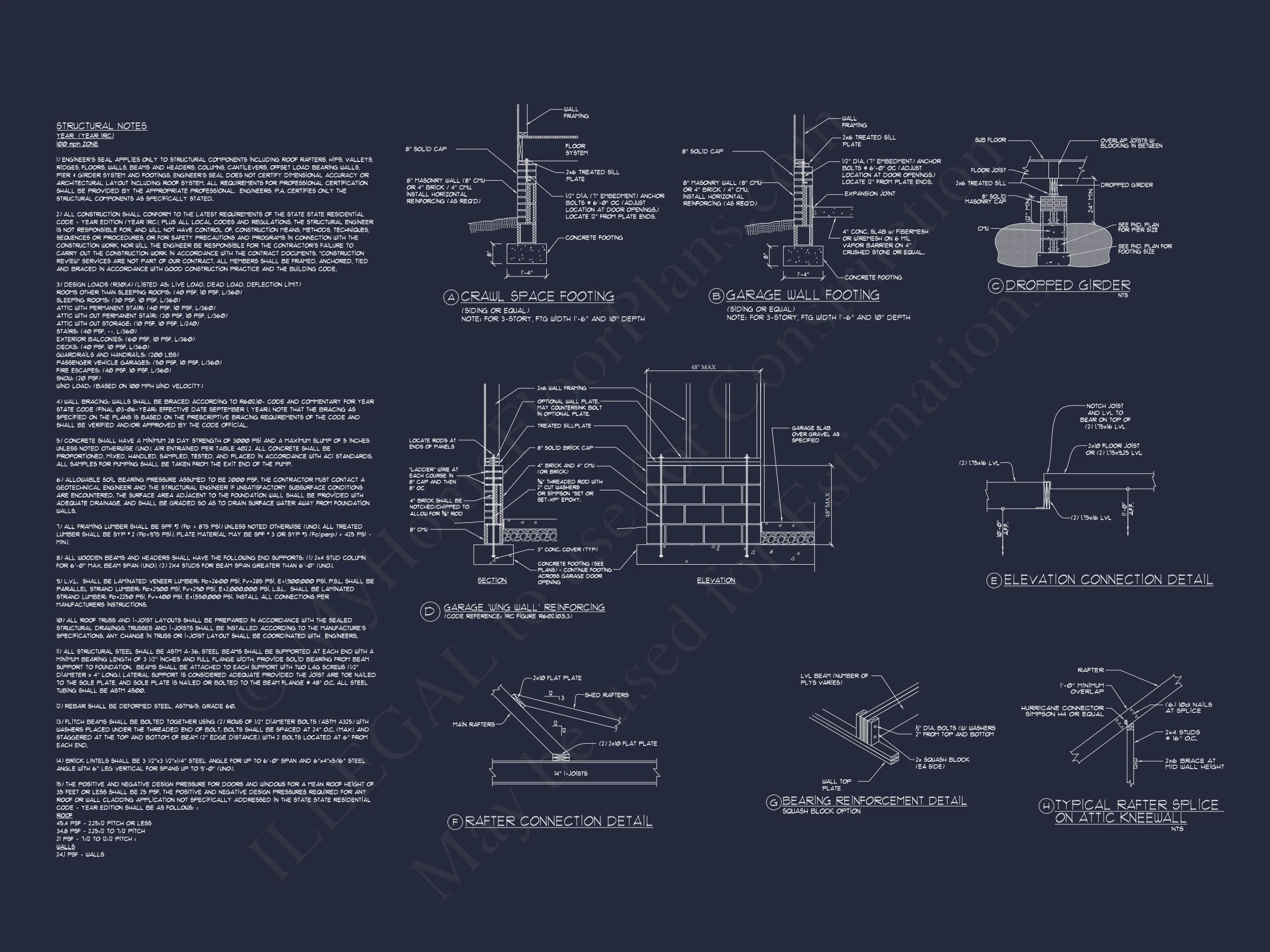 16-1171 HOUSE PLAN - Elegant Traditional House Plan with Detailed Architecture & CAD 15 Elegant Traditional house Plan with Detailed Architecture & CAD