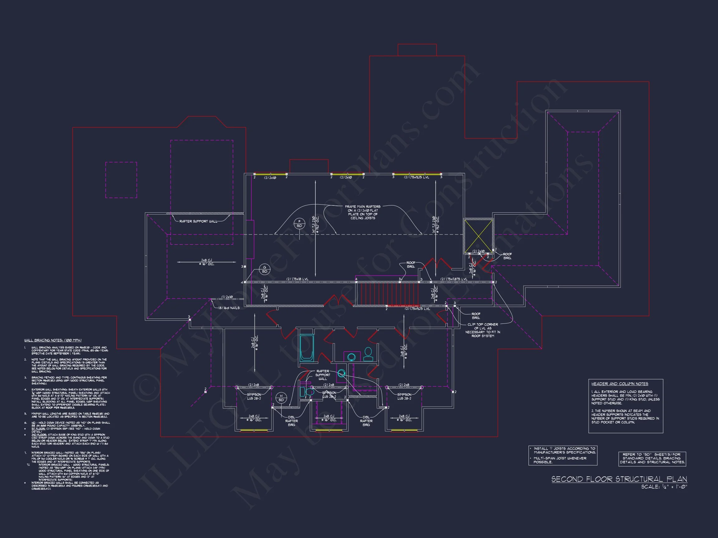 16-1171 HOUSE PLAN - Elegant Traditional House Plan with Detailed Architecture & CAD 13 Elegant Traditional house Plan with Detailed Architecture & CAD