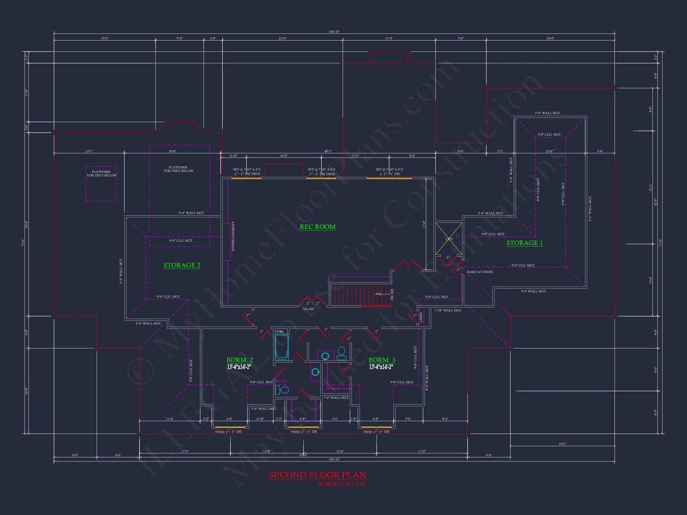 16-1171 HOUSE PLAN - Elegant Traditional House Plan with Detailed Architecture & CAD 10 Elegant Traditional house Plan with Detailed Architecture & CAD