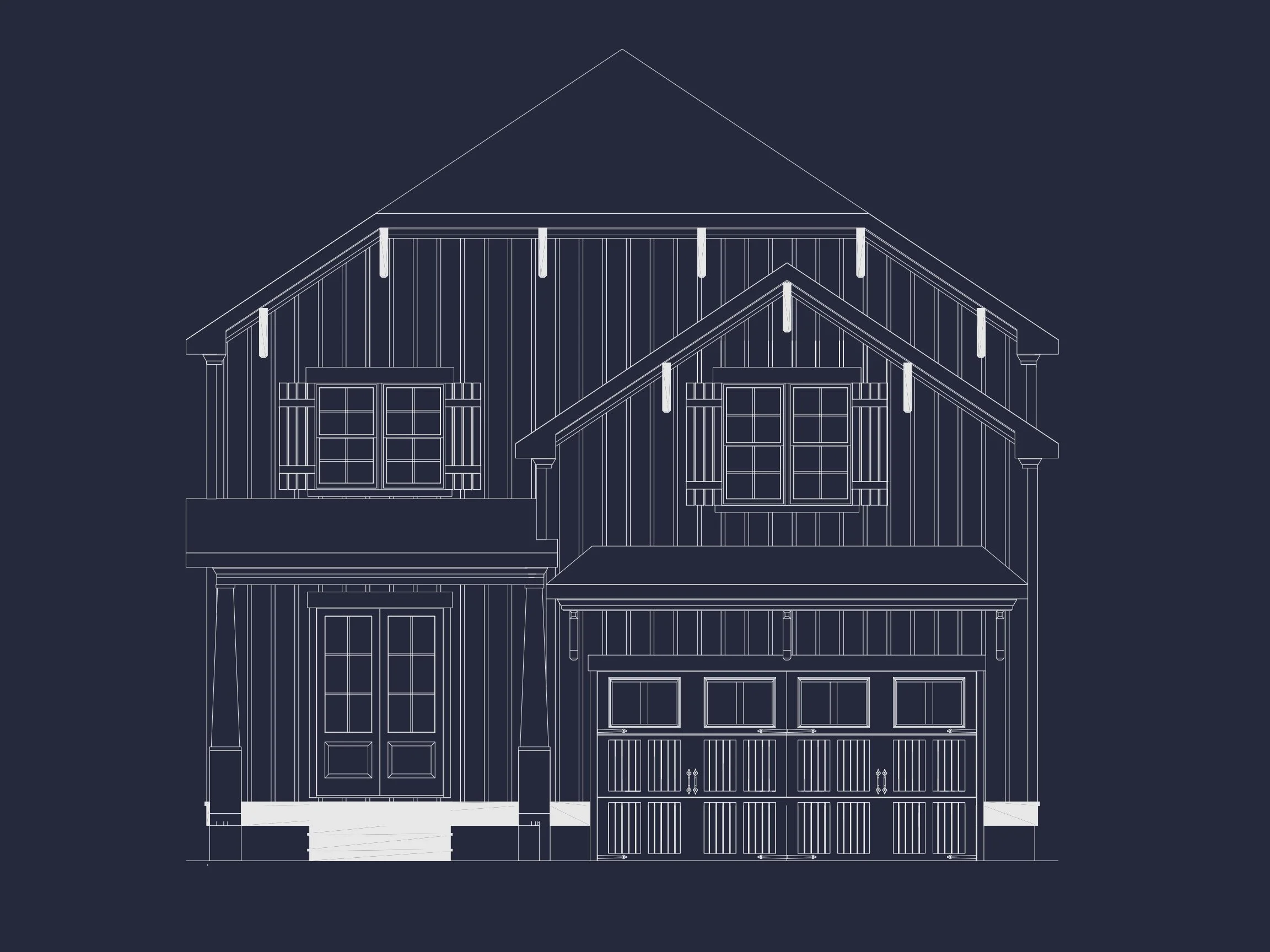 16-1142 HOUSE PLAN - Transitional Farmhouse House Plan with Spacious Floor Layout 5 Transitional Farmhouse house Plan with Spacious Floor Layout