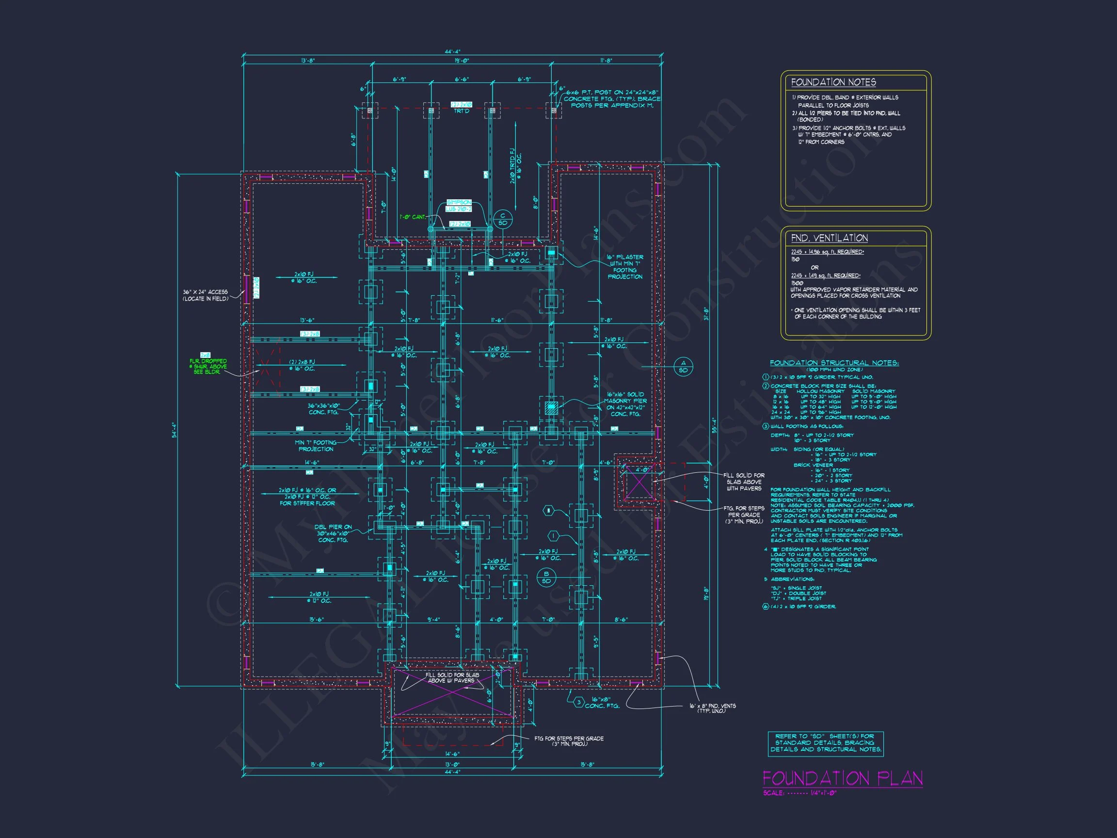 16-1138 HOUSE PLAN - Elegant Cape Cod House Floor Plan with 2-Story Design 53 Elegant Cape Cod house Floor Plan with 2-Story Design