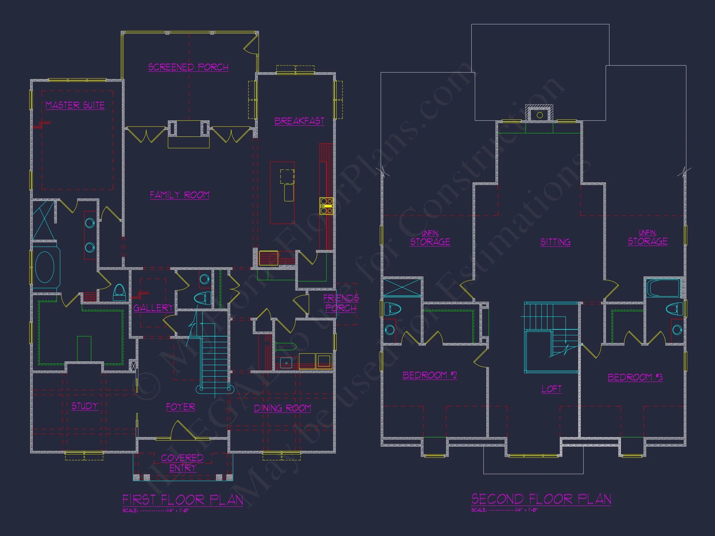 16-1138 HOUSE PLAN - Elegant Cape Cod House Floor Plan with 2-Story Design 50 Elegant Cape Cod house Floor Plan with 2-Story Design
