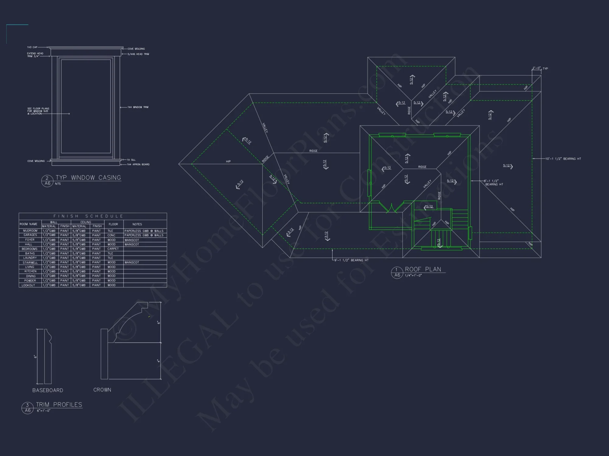 Enhanced Beach house Floor Plan with CAD & Blueprint Designs