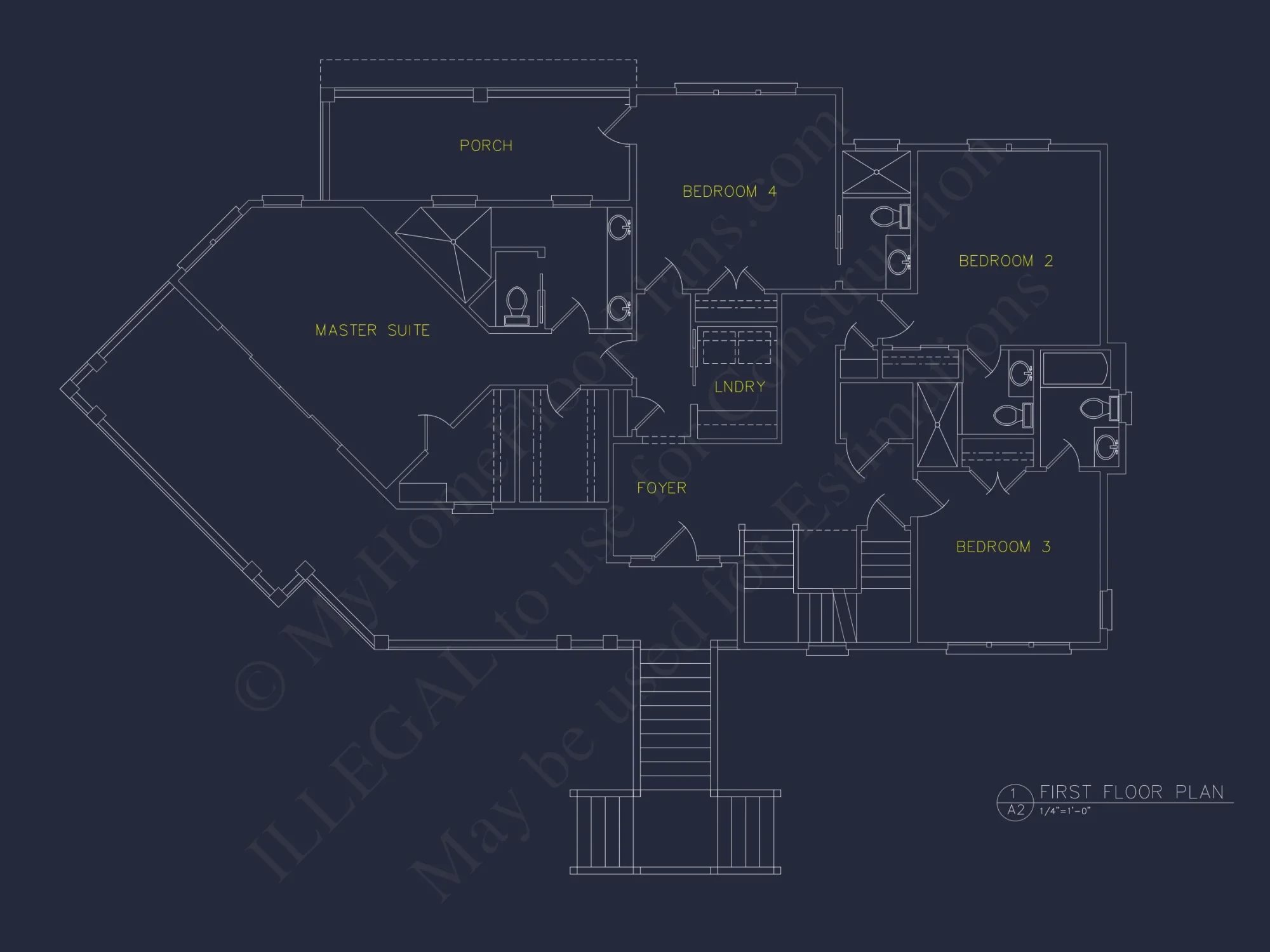 Enhanced Beach house Floor Plan with CAD & Blueprint Designs