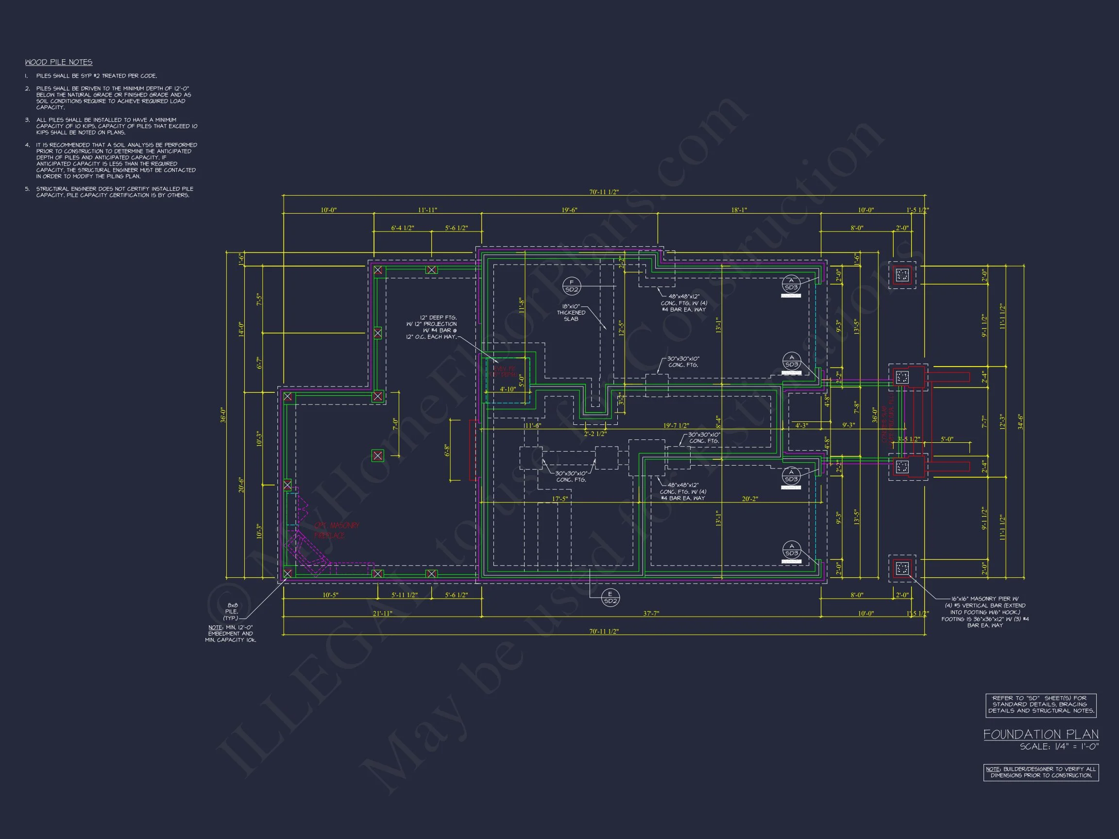 15-1991 HOUSE PLAN - Modern Beach House Plan with 4 Floors, CAD Blueprint & Designs 16 Modern Beach house Plan with 4 Floors, CAD Blueprint & Designs