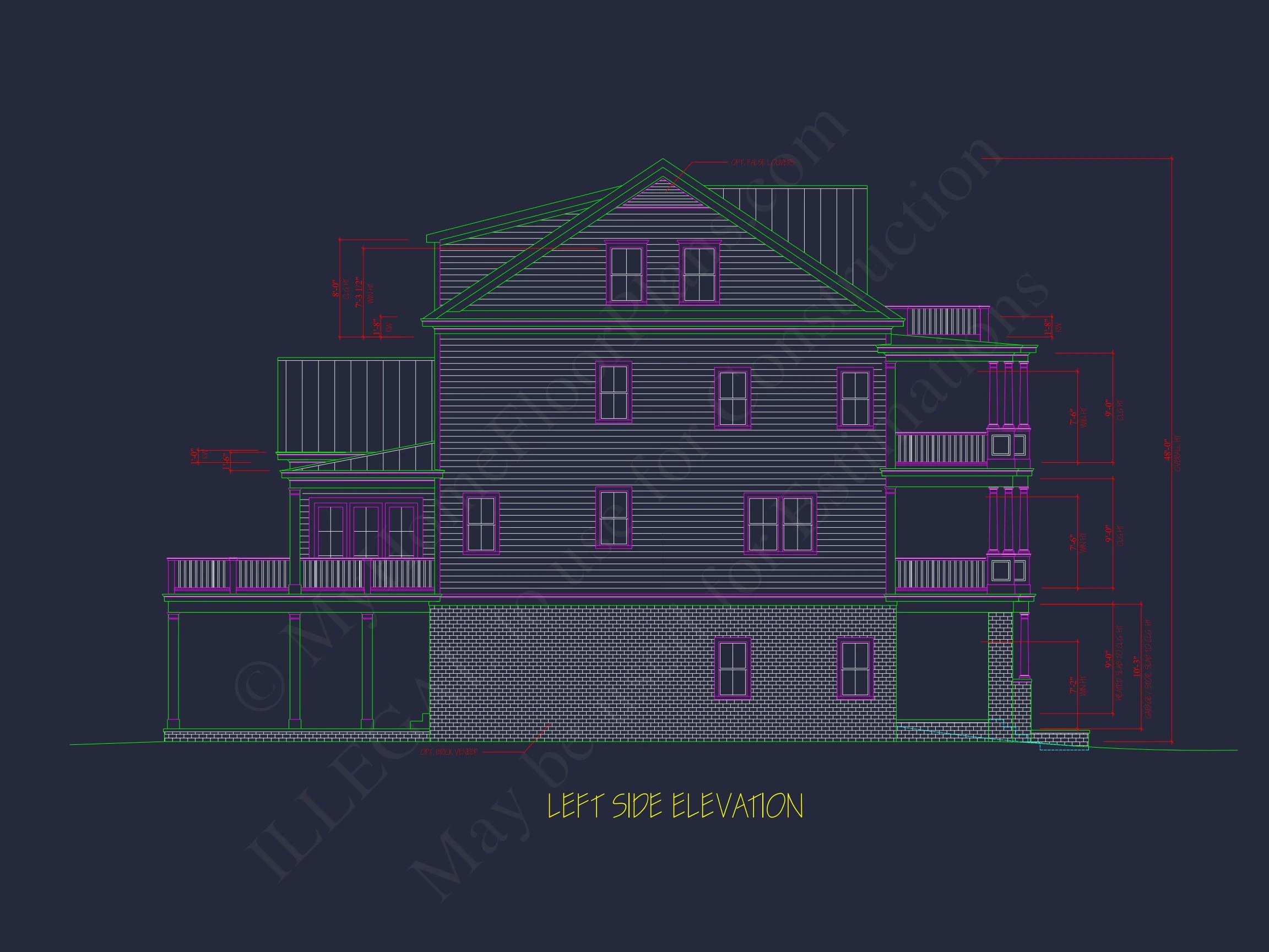 15-1991 HOUSE PLAN - Modern Beach House Plan with 4 Floors, CAD Blueprint & Designs 4 Modern Beach house Plan with 4 Floors, CAD Blueprint & Designs