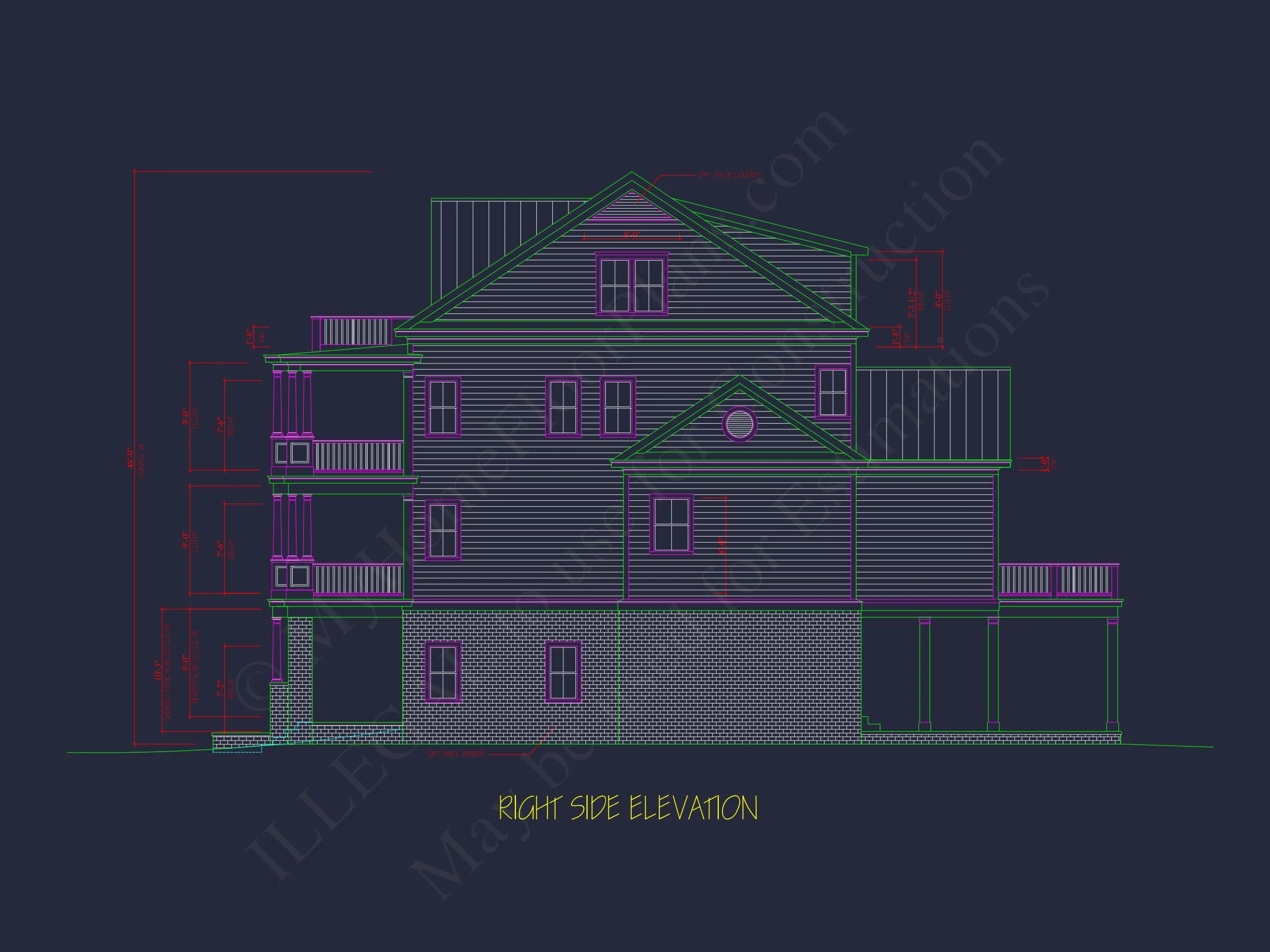 15-1991 HOUSE PLAN - Modern Beach House Plan with 4 Floors, CAD Blueprint & Designs 3 Modern Beach house Plan with 4 Floors, CAD Blueprint & Designs