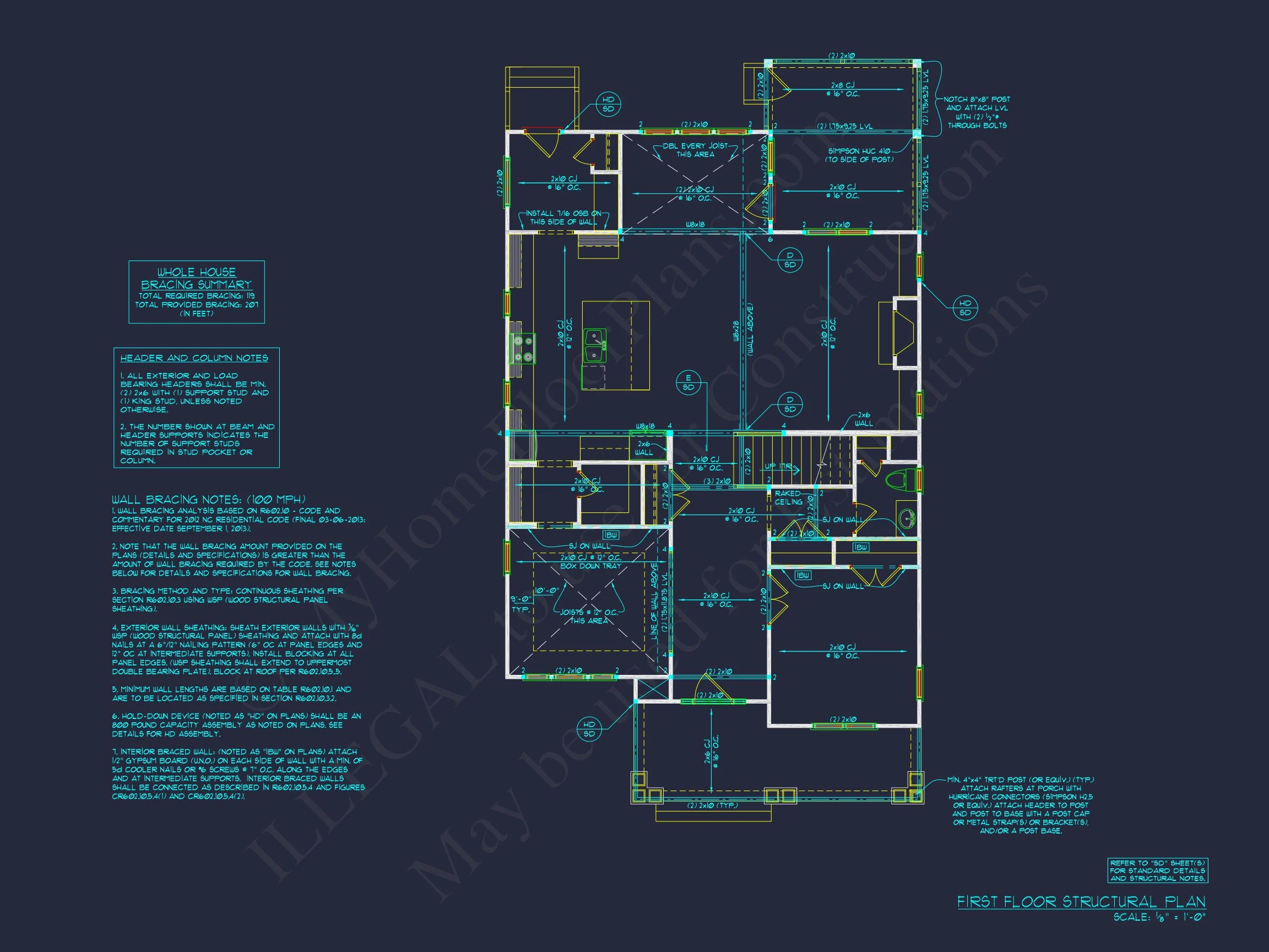 15-1926 HOUSE PLAN - Craftsman House Floor Plan: Architectural CAD Designs 21 Craftsman house Floor Plan: Architectural CAD Designs