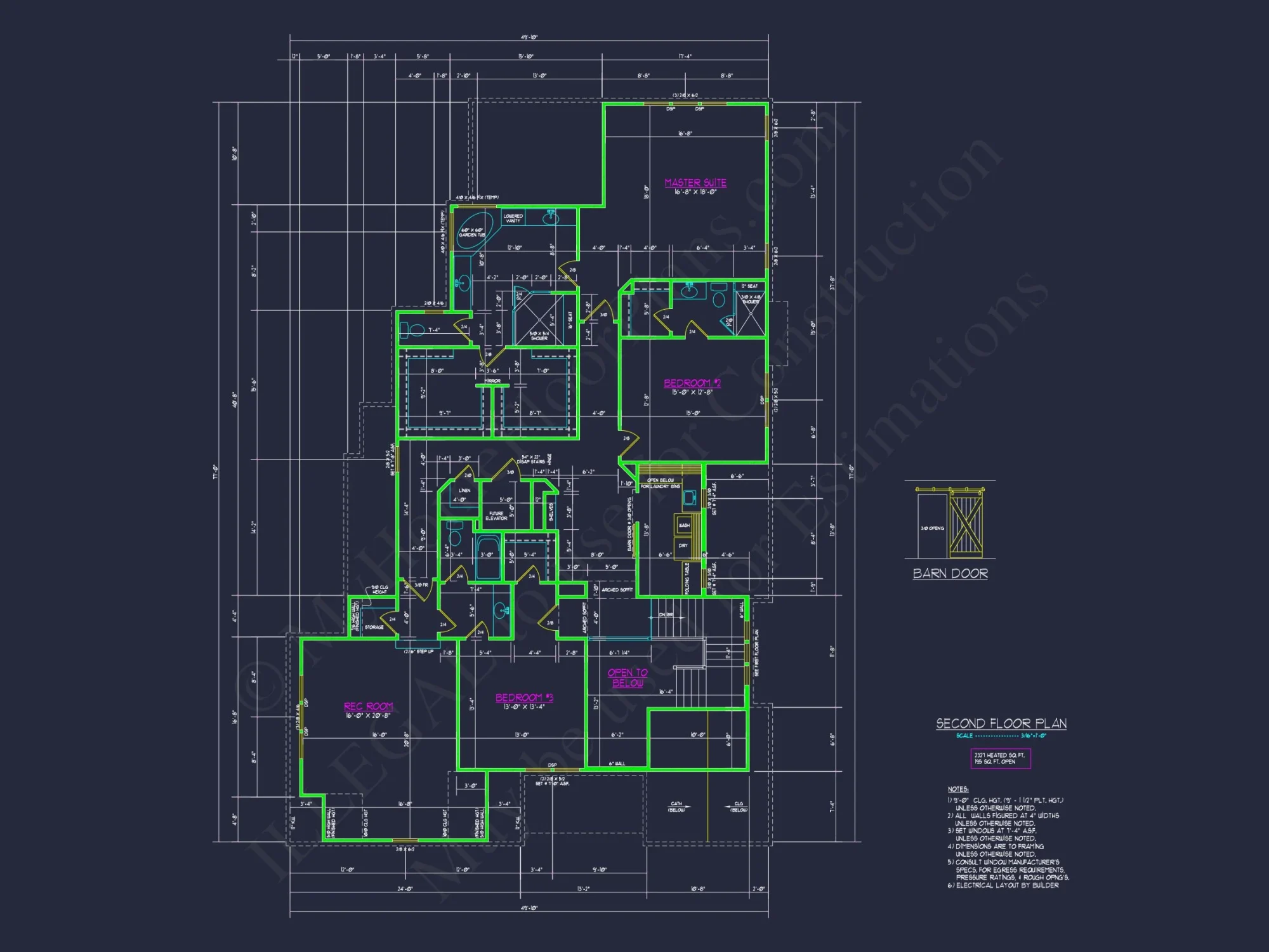 Modern house Design with Detailed Floor Plan and CAD Blueprints