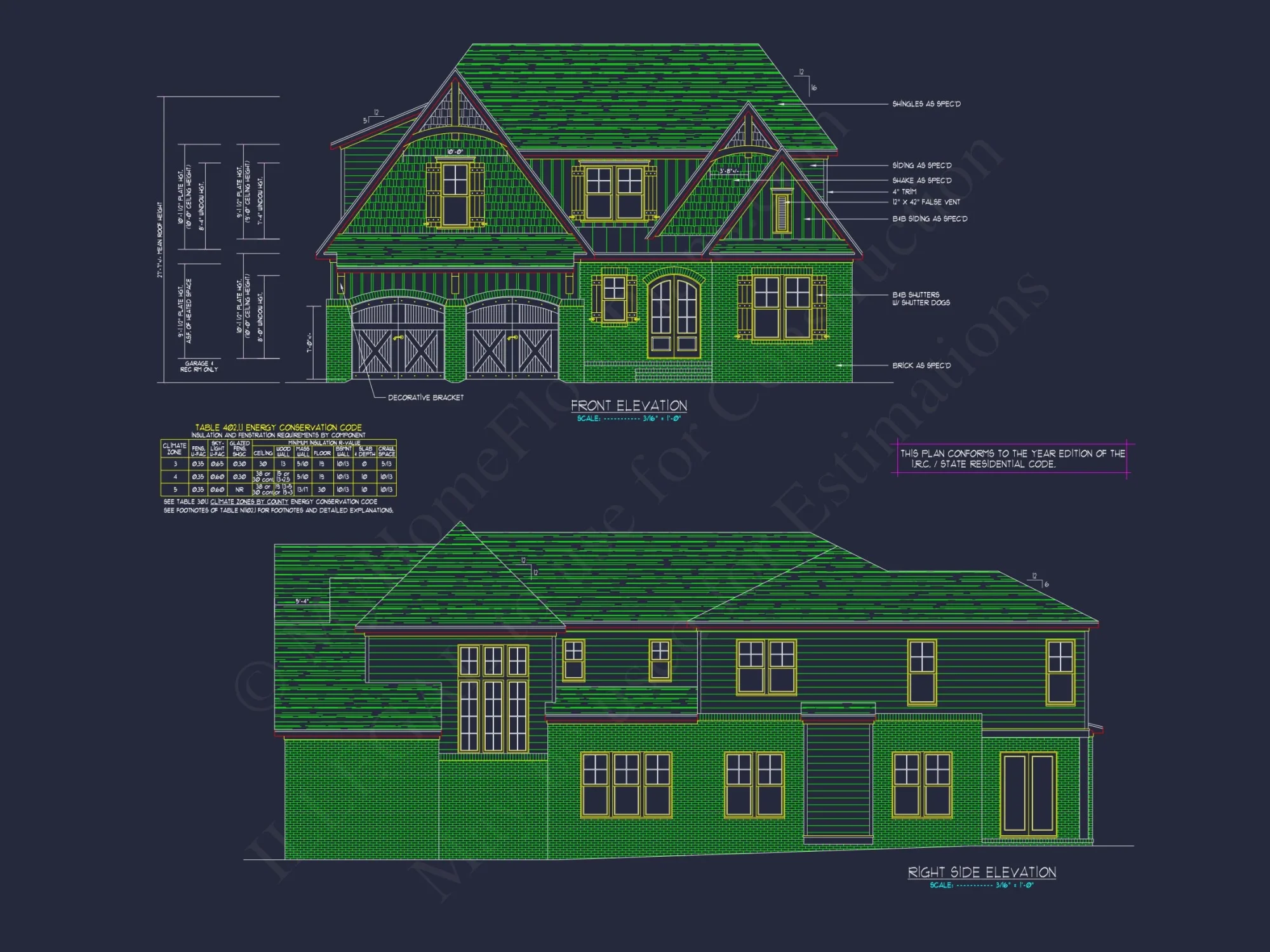Modern house Design with Detailed Floor Plan and CAD Blueprints