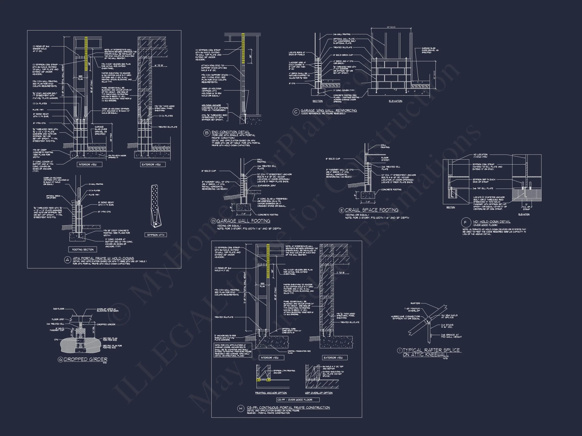 15-1837 HOUSE PLAN - Spacious 1.5-Story Craftsman House Plan with Floor Blueprint 14 Spacious 1.5-Story Craftsman house Plan with Floor Blueprint