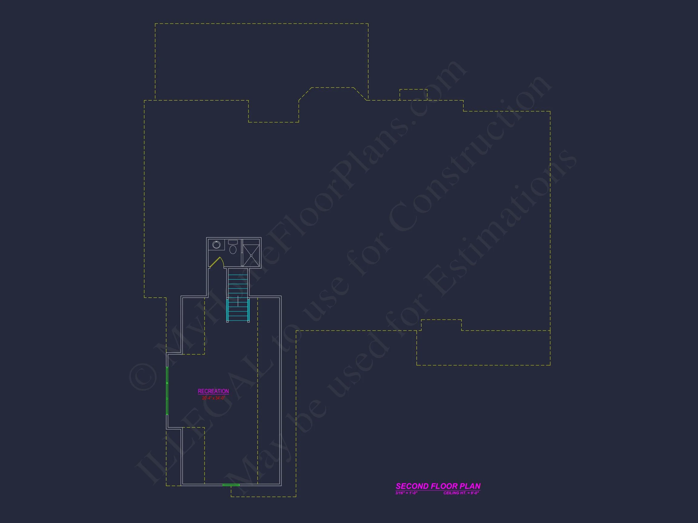 15-1837 HOUSE PLAN - Spacious 1.5-Story Craftsman House Plan with Floor Blueprint 4 Spacious 1.5-Story Craftsman house Plan with Floor Blueprint