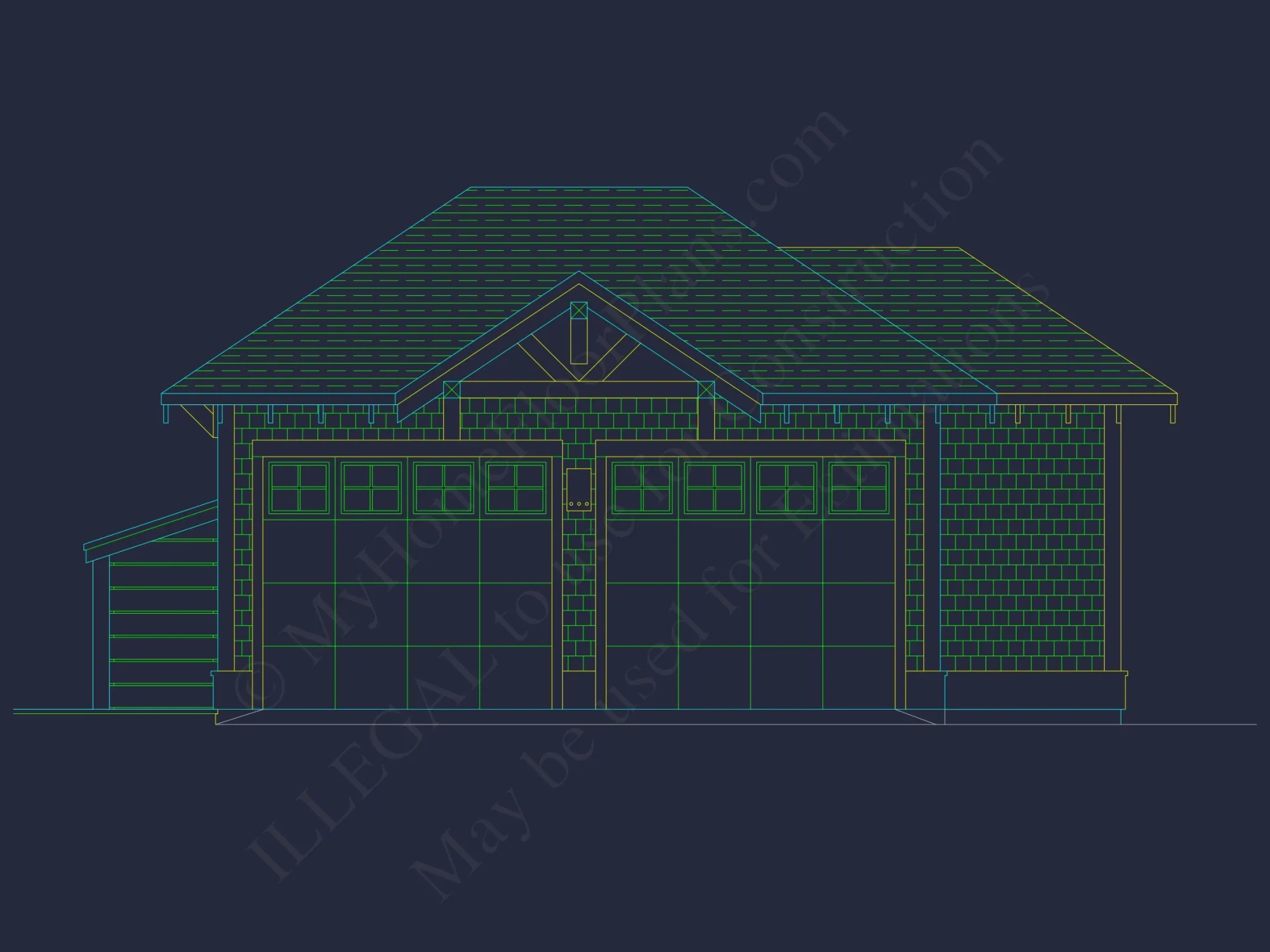 Charming Coastal house Plan with 2 Floors and CAD Designs