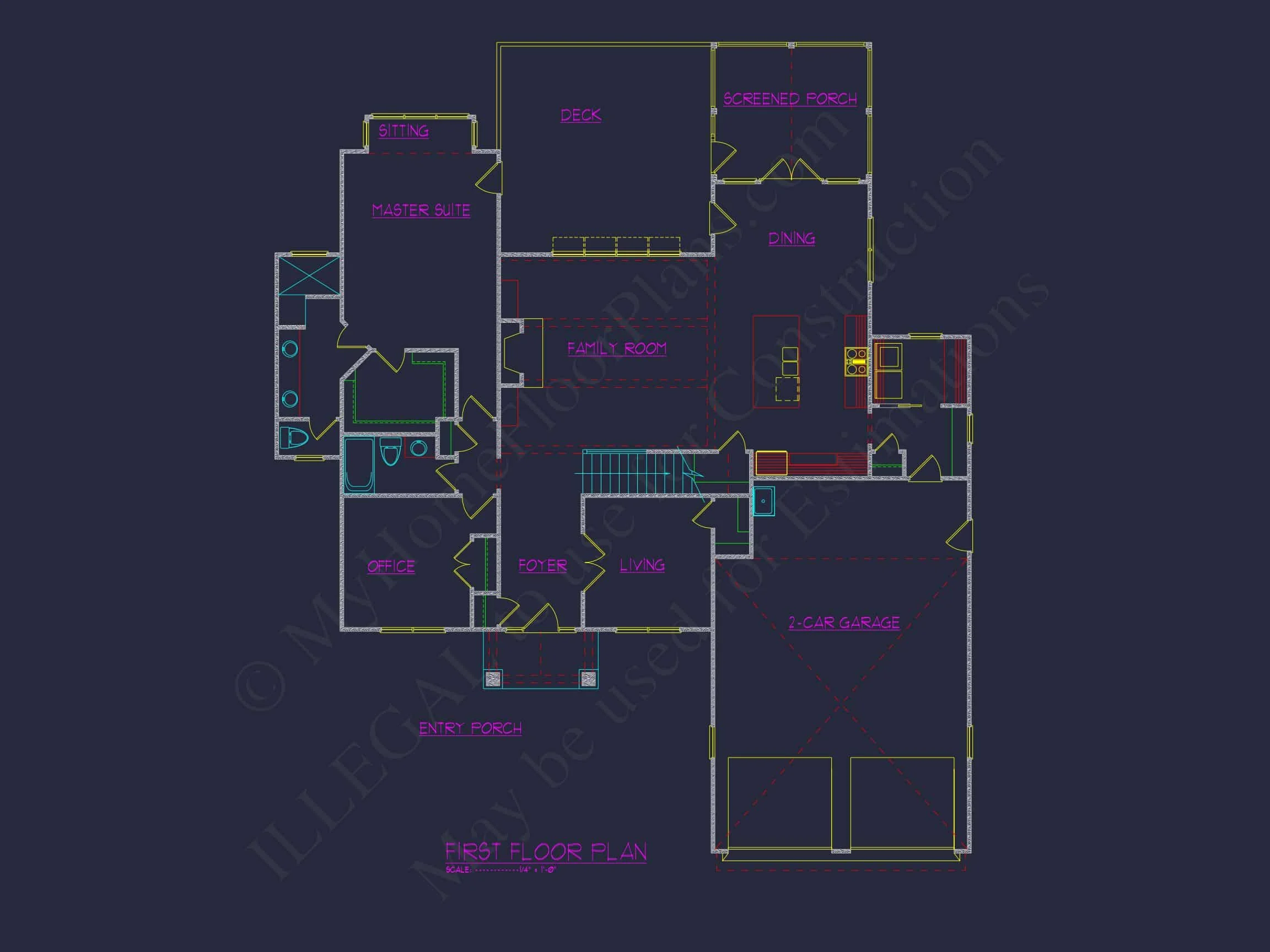 15-1729 HOUSE PLAN - Modern Craftsman House Plan with 2-Story Layout and CAD Designs 5 Modern Craftsman house Plan with 2-Story Layout and CAD Designs